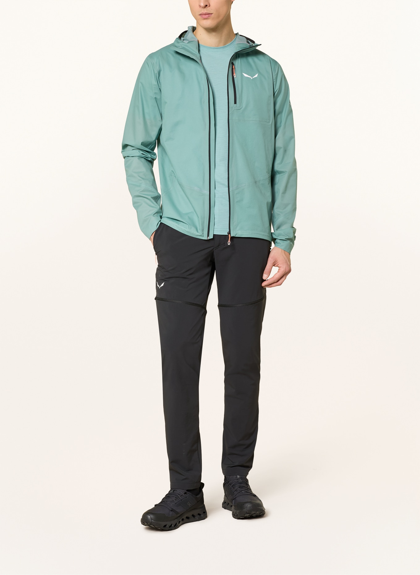 SALEWA Zipp-off-Hose PEDROC 3 DST: SCHWARZ