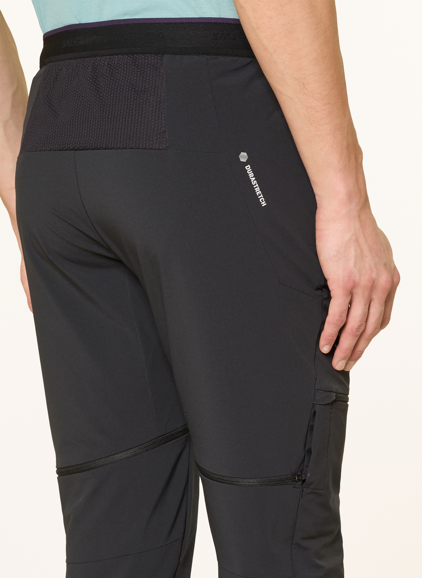 SALEWA Zipp-off-Hose PEDROC 3 DST: SCHWARZ