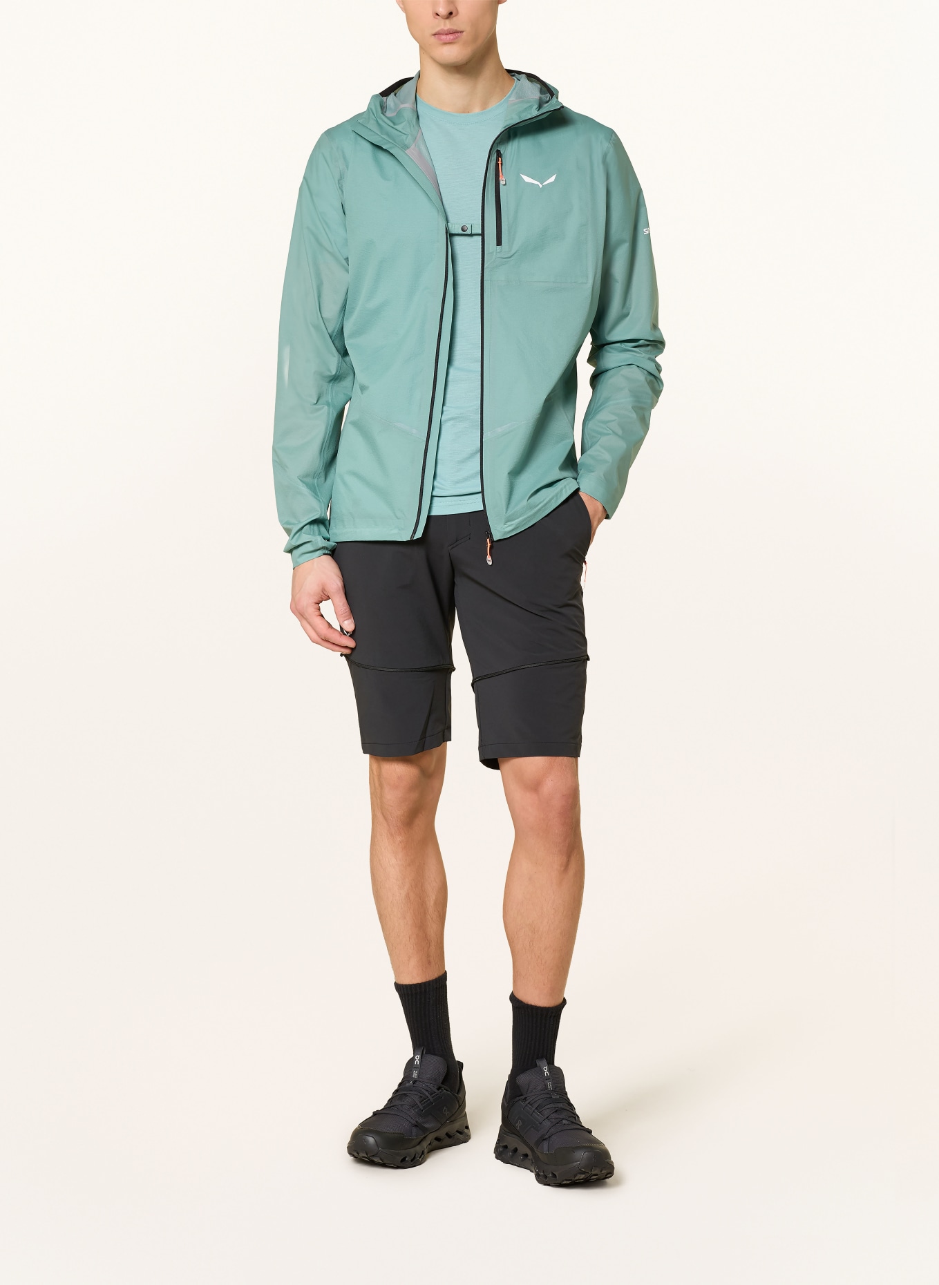 SALEWA Zipp-off-Hose PEDROC 3 DST: SCHWARZ