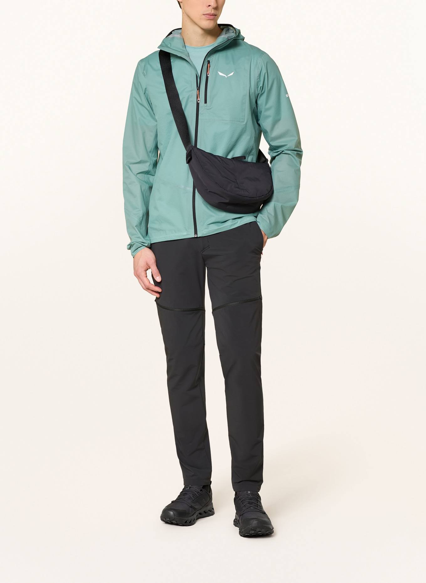 SALEWA PEDROC 2 PTX 2.5 LIGHT functional jacket: LIGHT BLUE