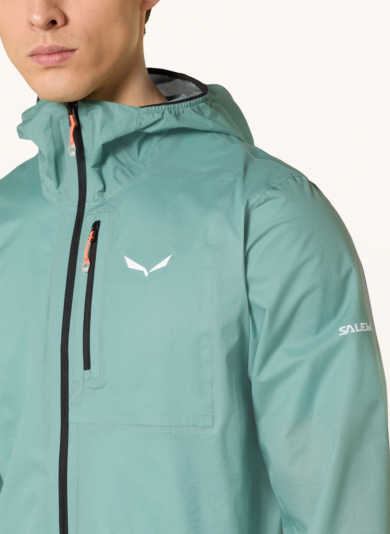 SALEWA PEDROC 2 PTX 2.5 LIGHT functional jacket: LIGHT BLUE