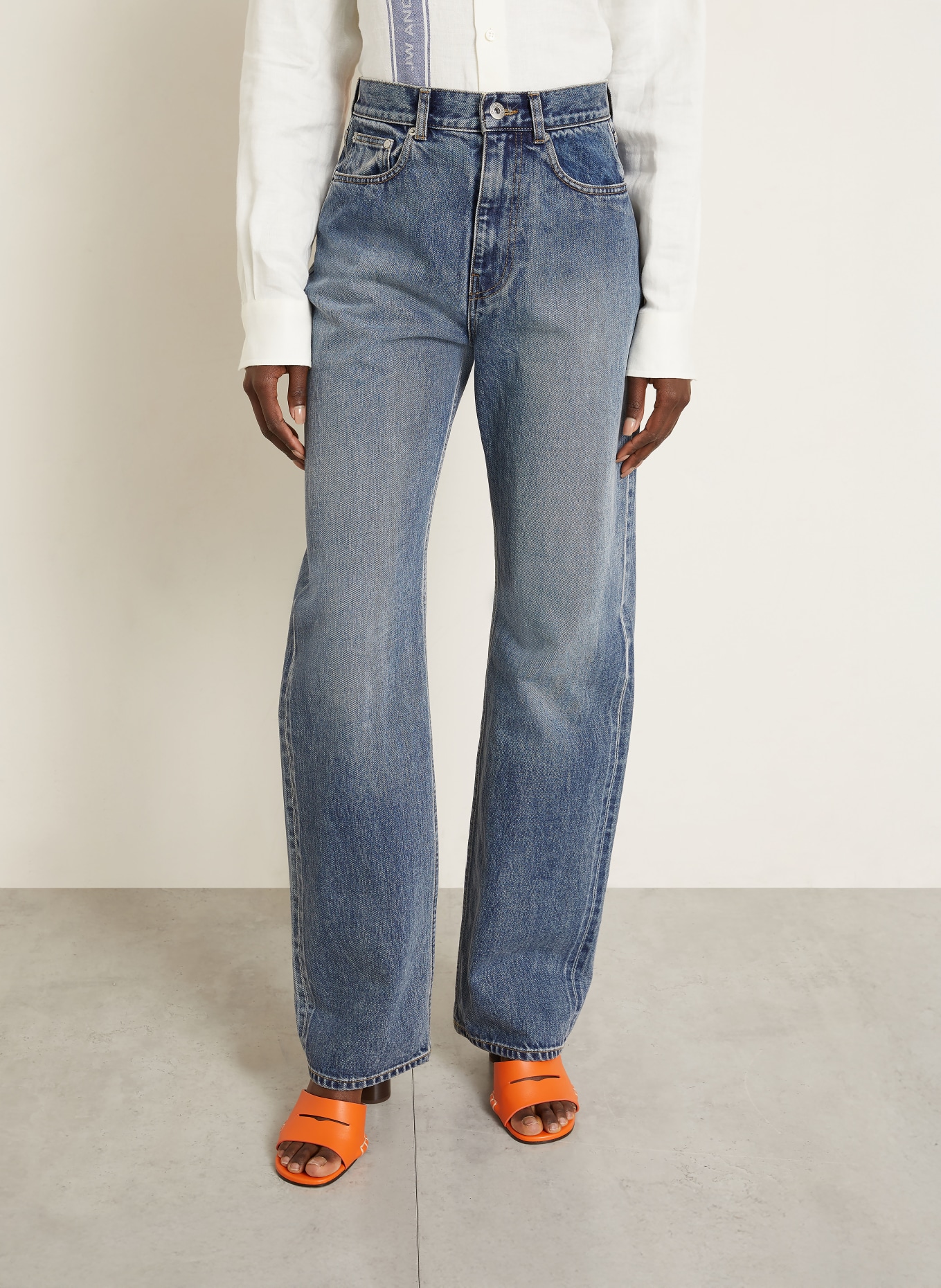 JW ANDERSON Rechte jeans: 172 MID BLUE