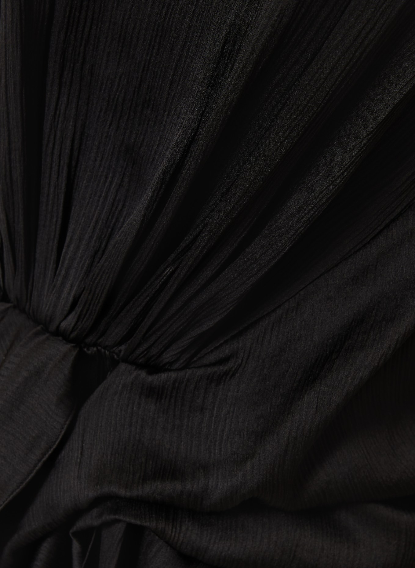 JW ANDERSON top en soie: NOIR