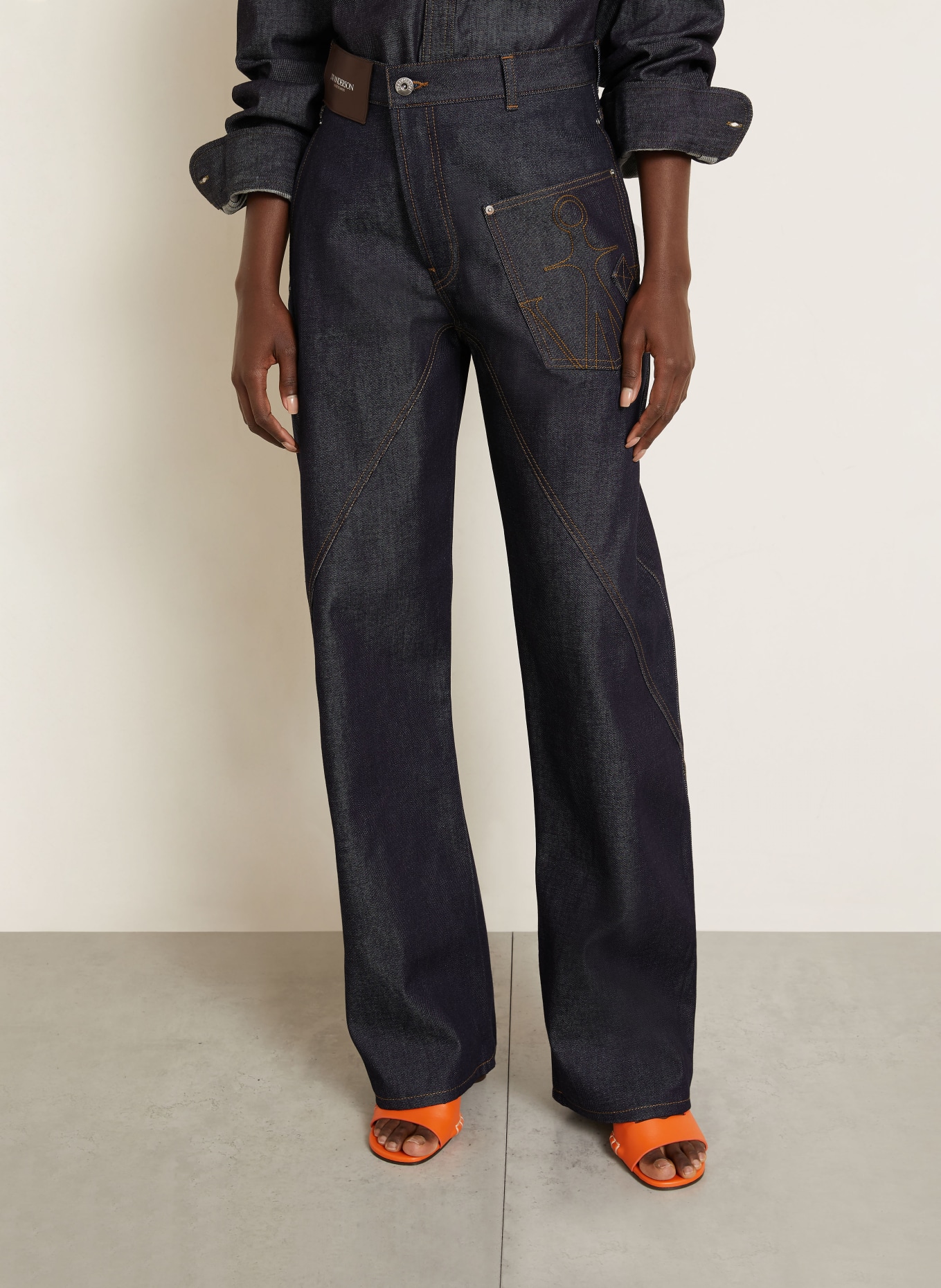 JW ANDERSON Flared jeans: 870 INDIGO
