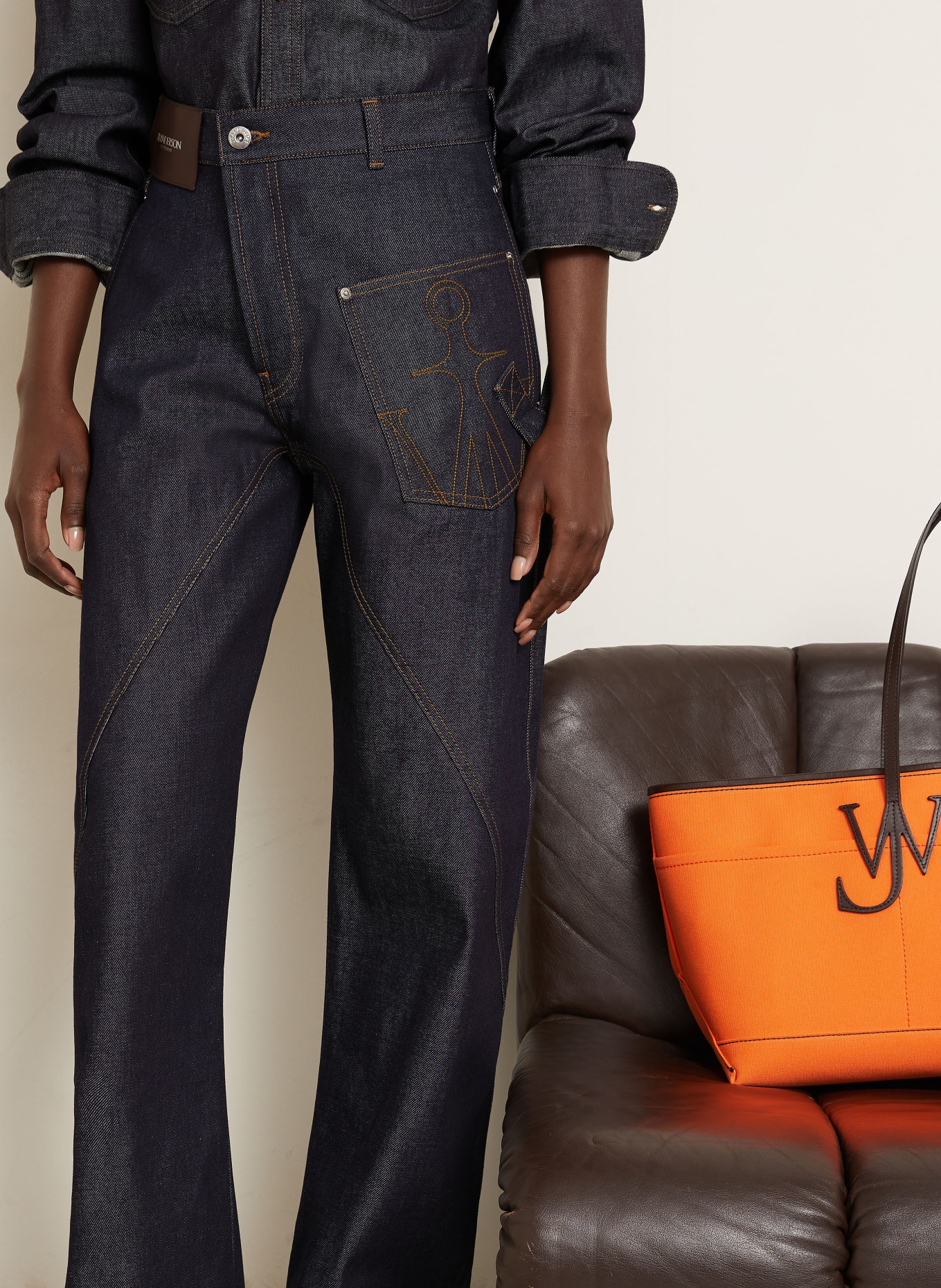 JW ANDERSON Flared jeans: 870 INDIGO