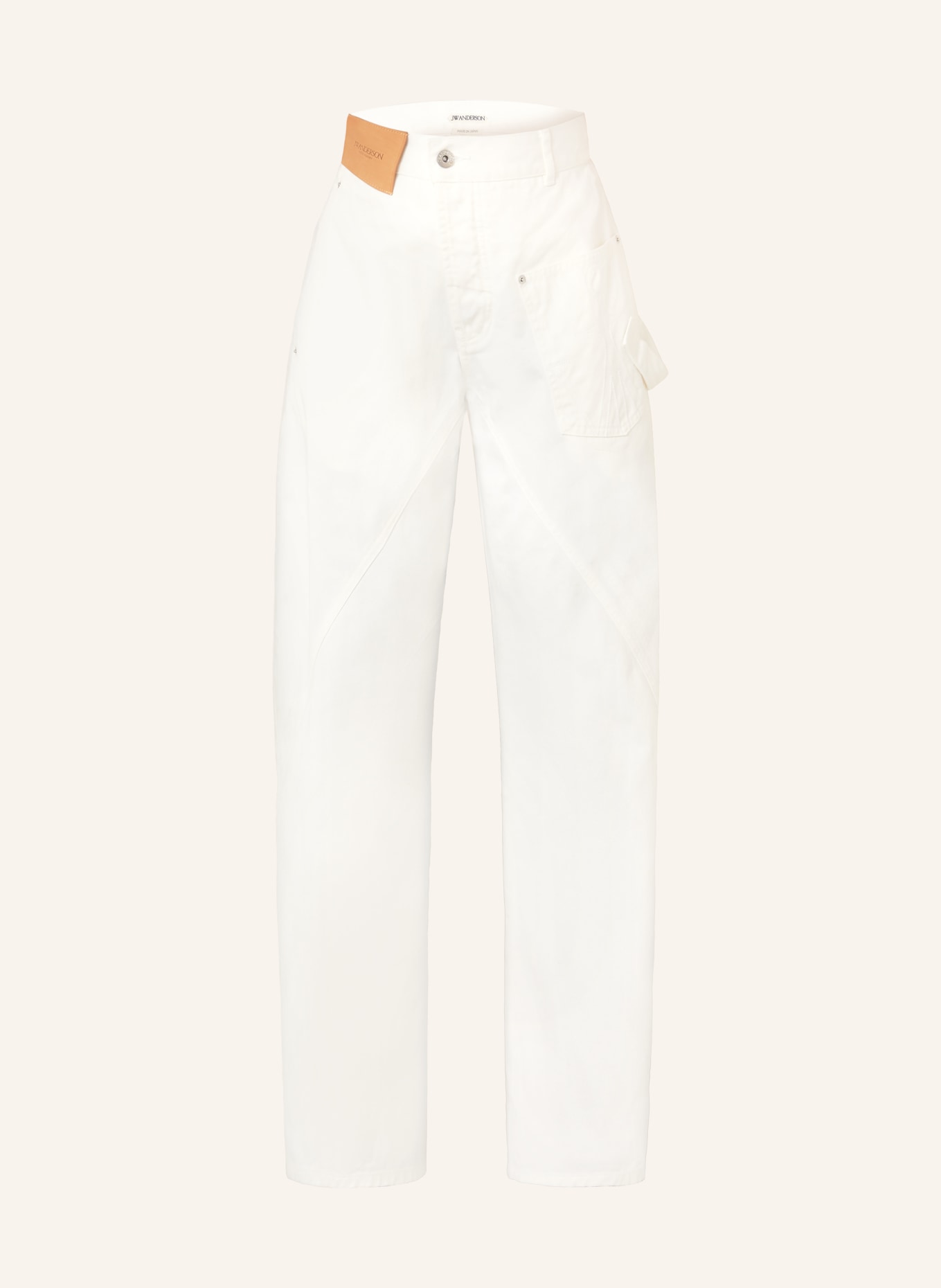 JW ANDERSON Jeans met wijde pijpen: 002 OFF WHITE