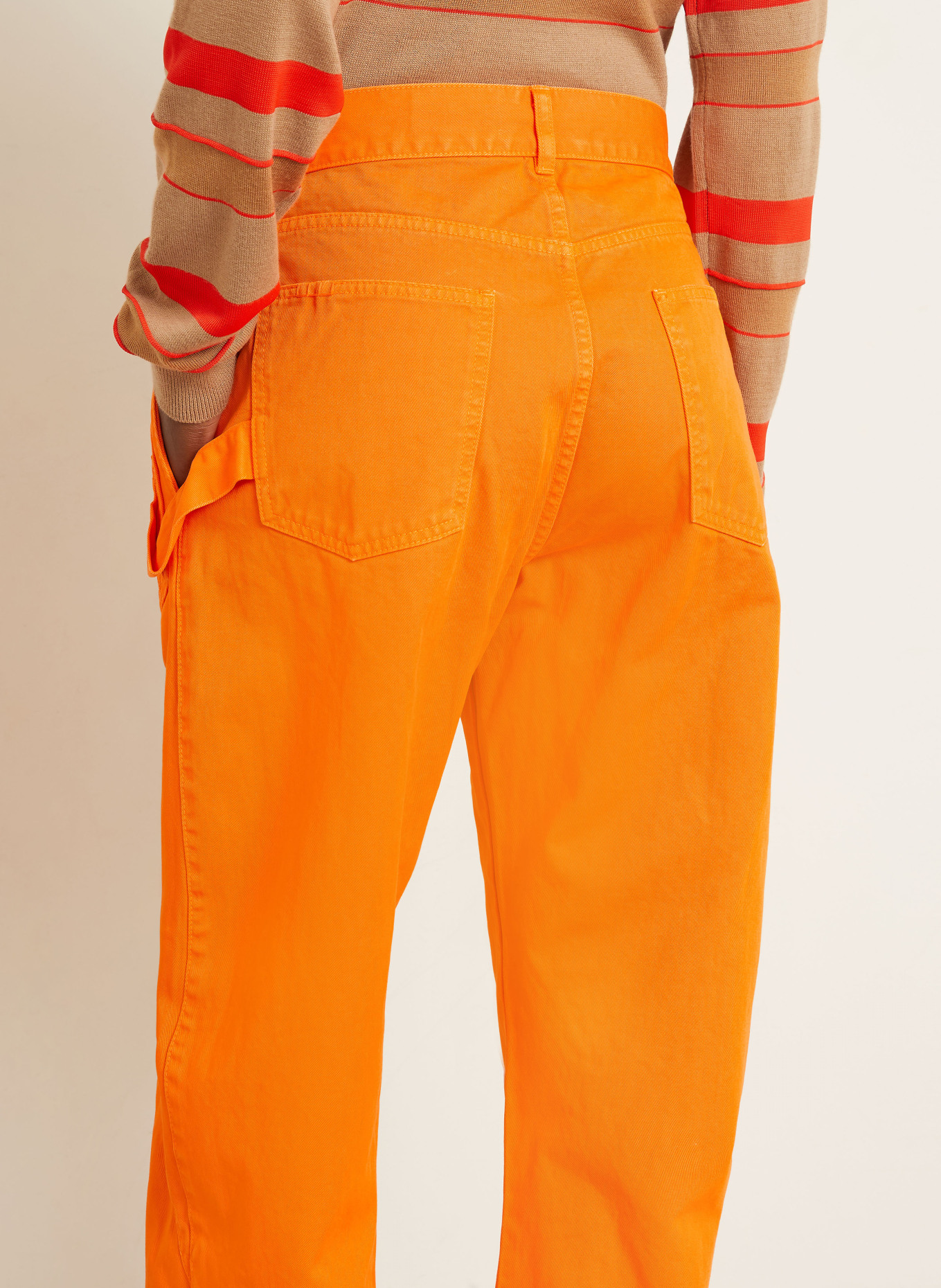 JW ANDERSON Jeans met wijde pijpen: 433 BRIGHT ORANGE