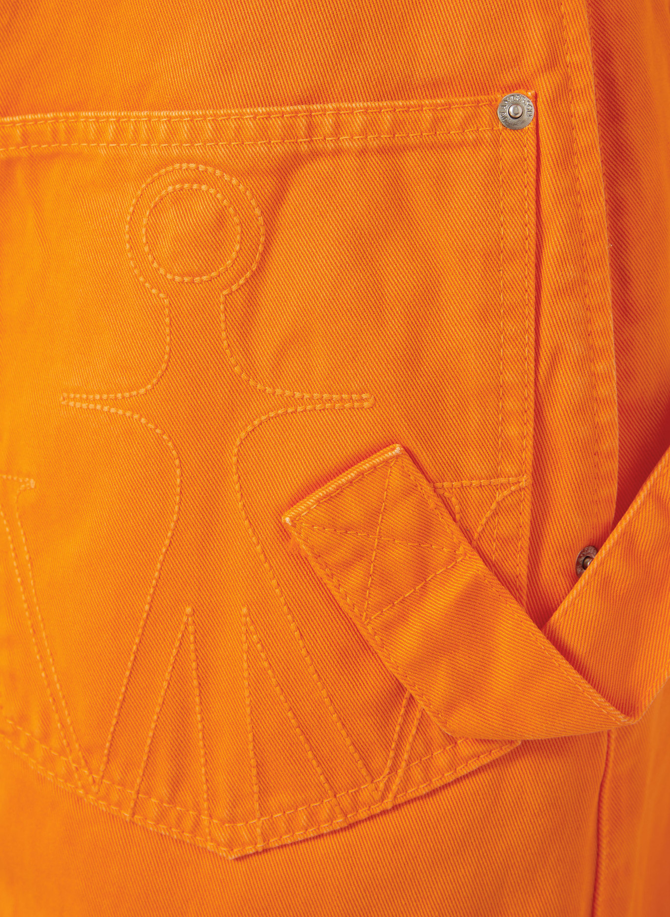 JW ANDERSON Jeans met wijde pijpen: 433 BRIGHT ORANGE