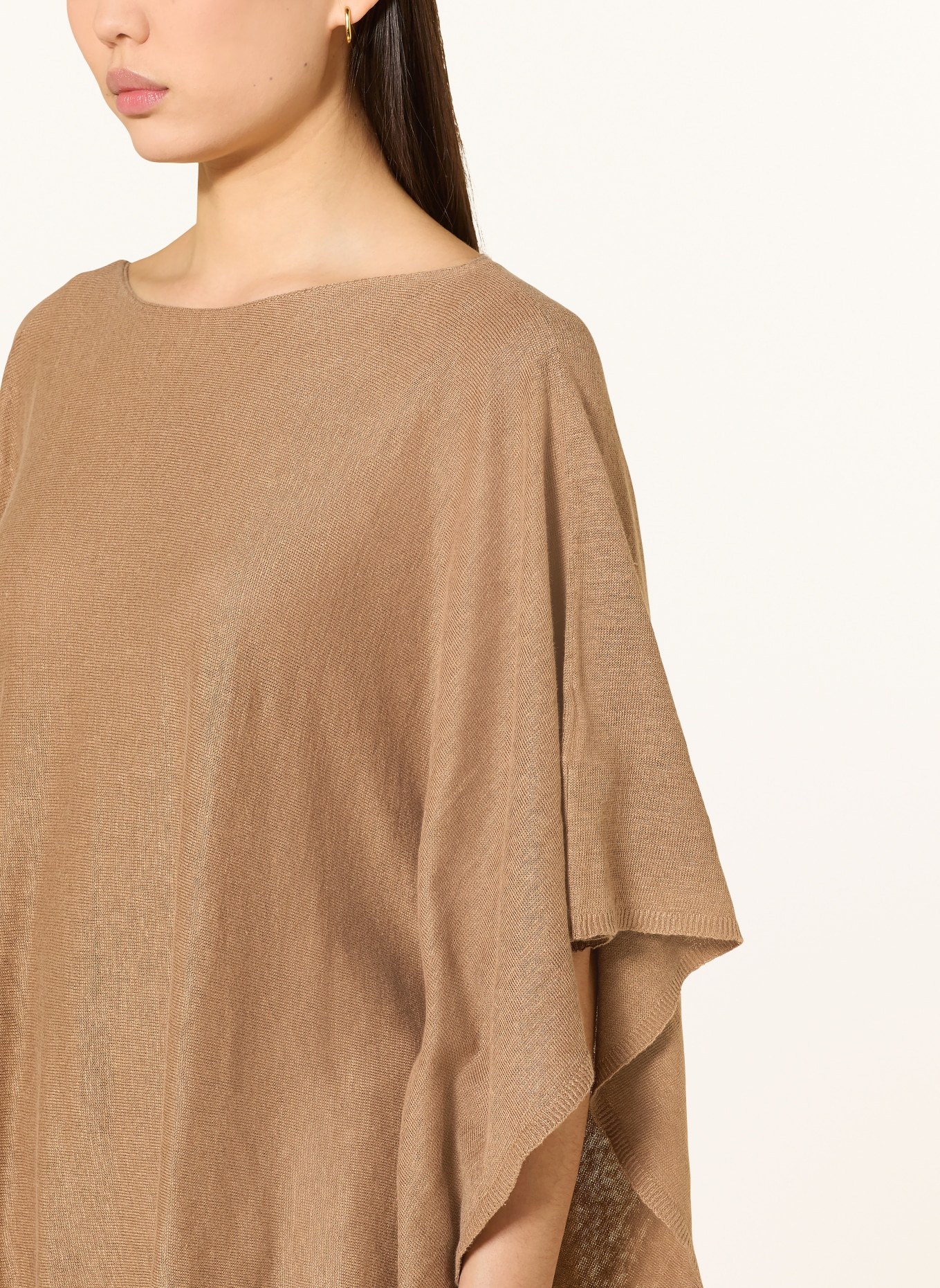 darling harbour poncho: CAPPUCCINO
