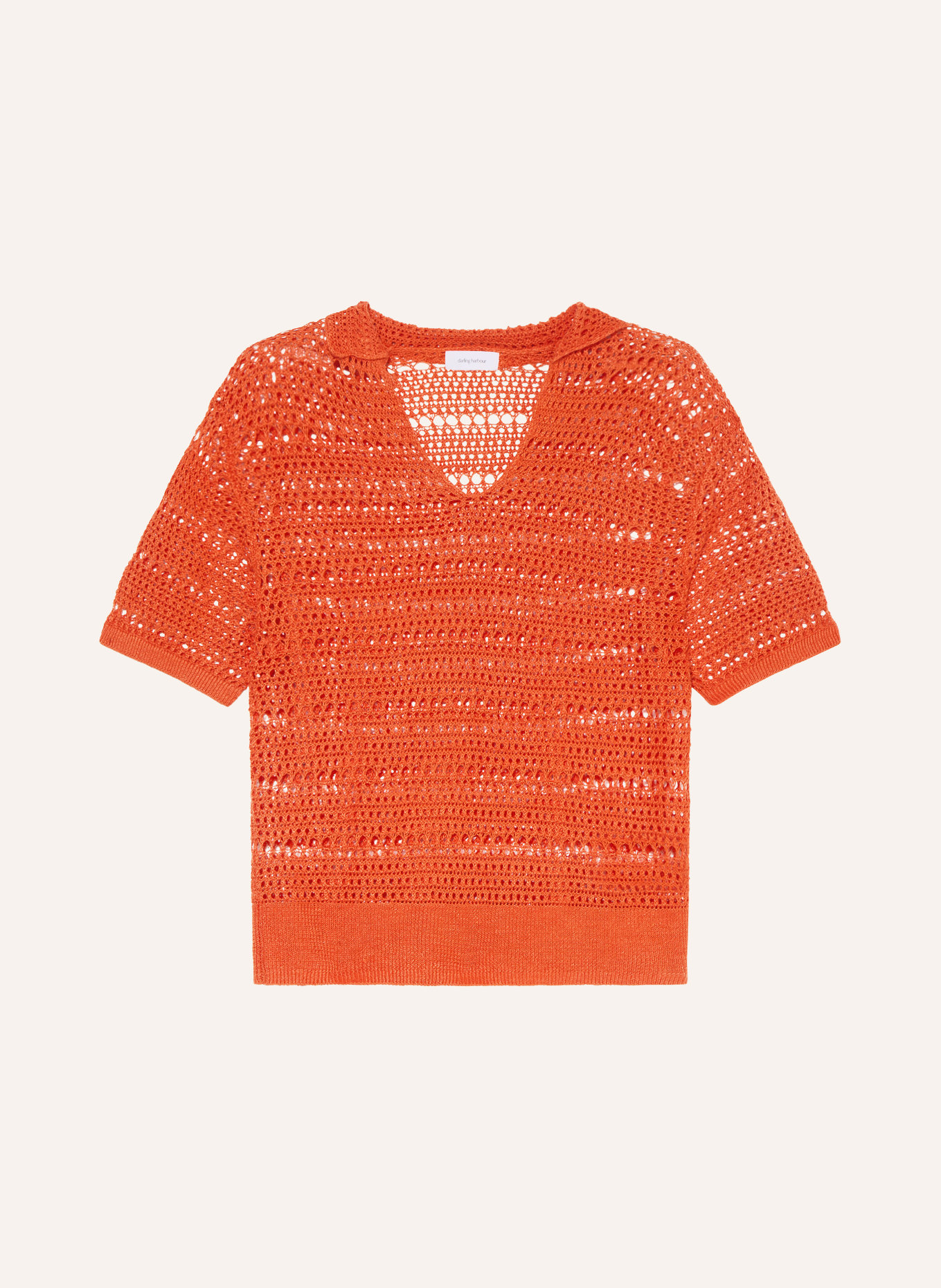 darling harbour Häkelshirt: ORANGE