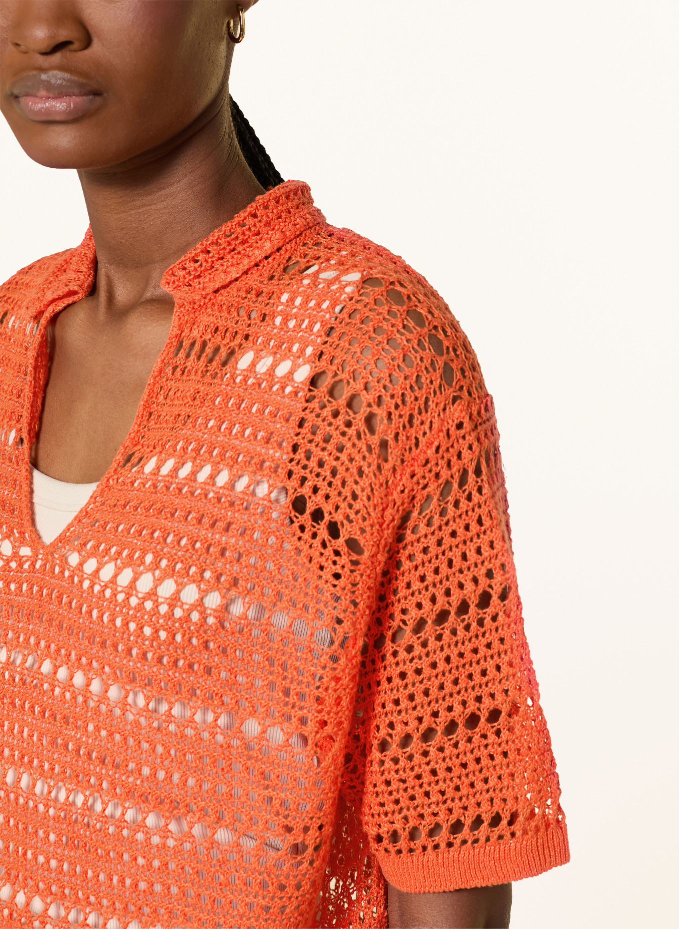 darling harbour Häkelshirt: ORANGE