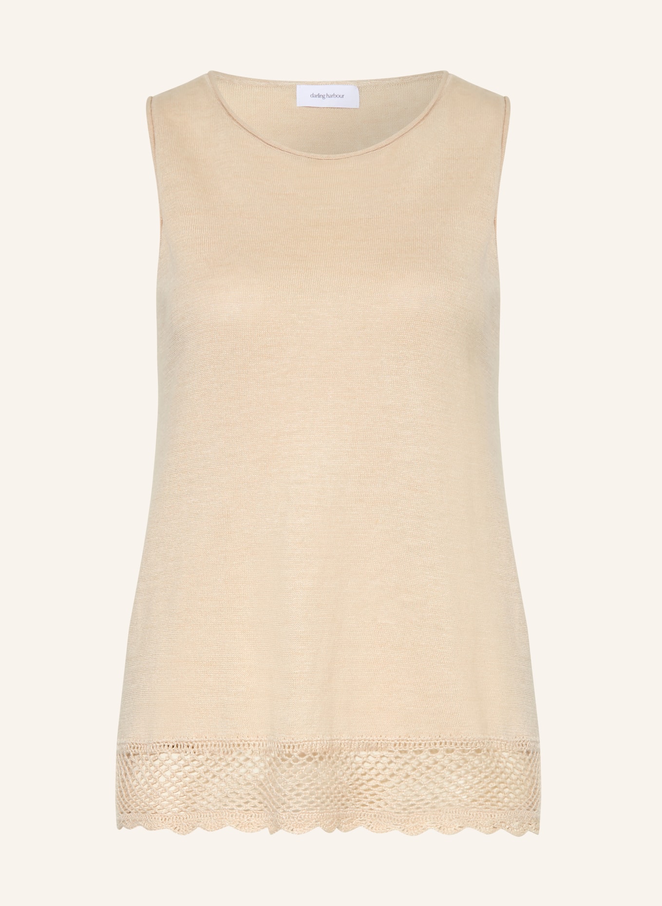 darling harbour Linnen top: SAND