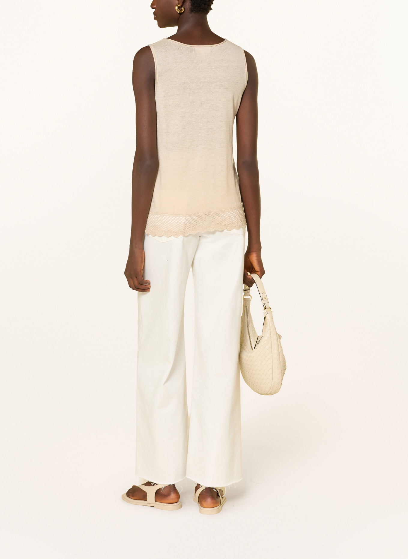 darling harbour Linnen top: SAND