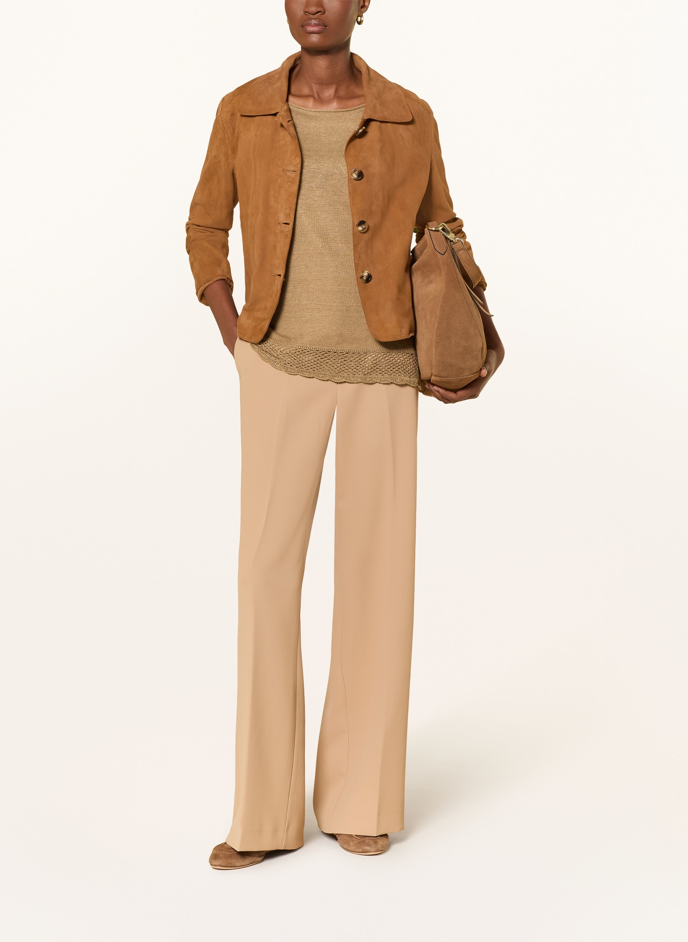 darling harbour Linnen top: CAPPUCCINO