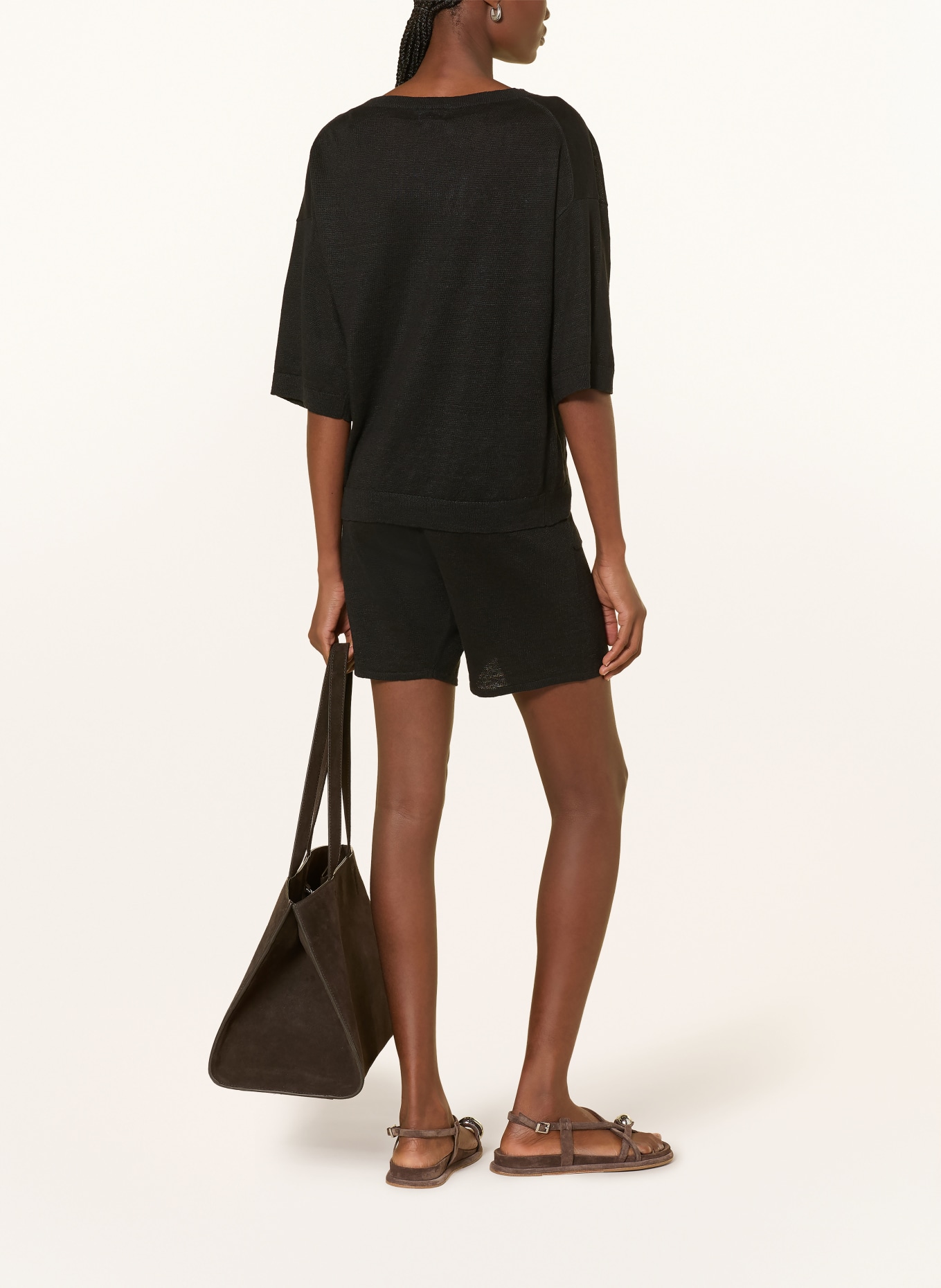 darling harbour Strickshirt: BLACK