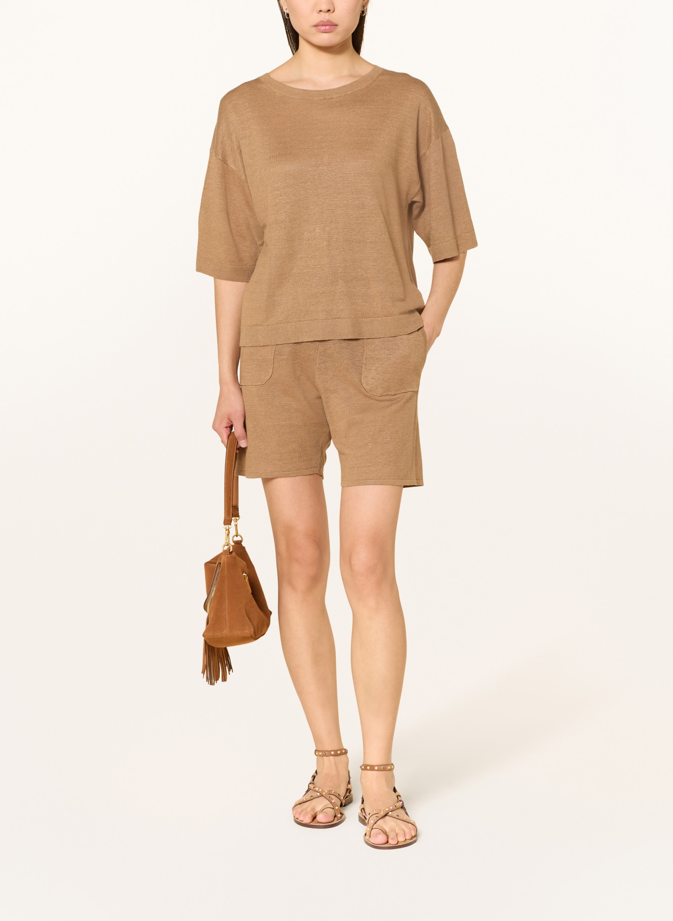 darling harbour Strickshirt: CAPPUCCINO