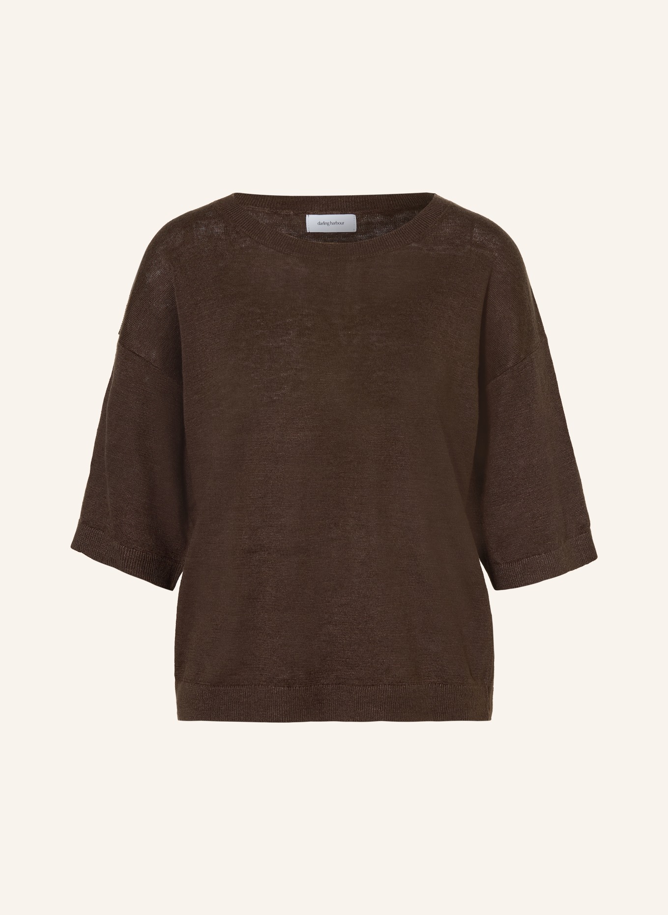 darling harbour Strickshirt: DARK BROWN