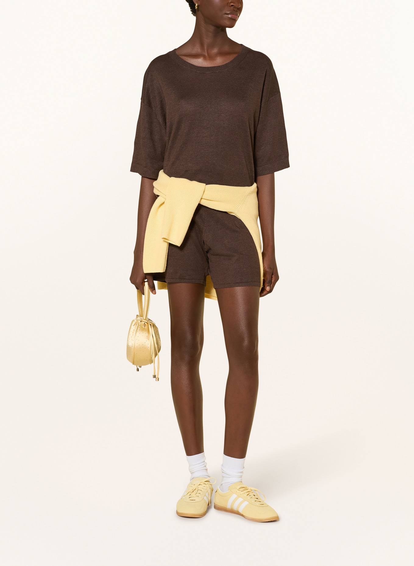 darling harbour Strickshirt: DARK BROWN