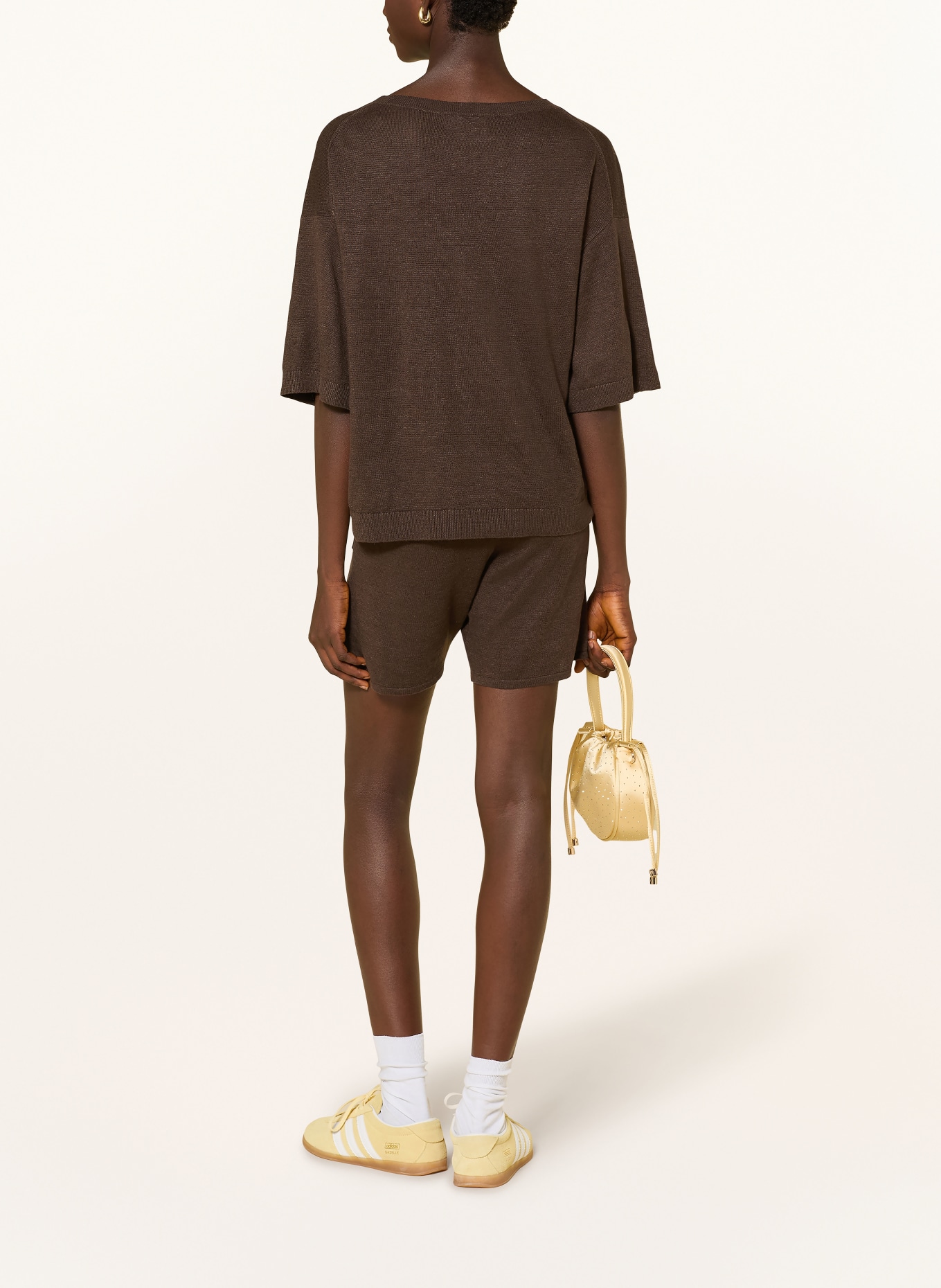 darling harbour Strickshirt: DARK BROWN