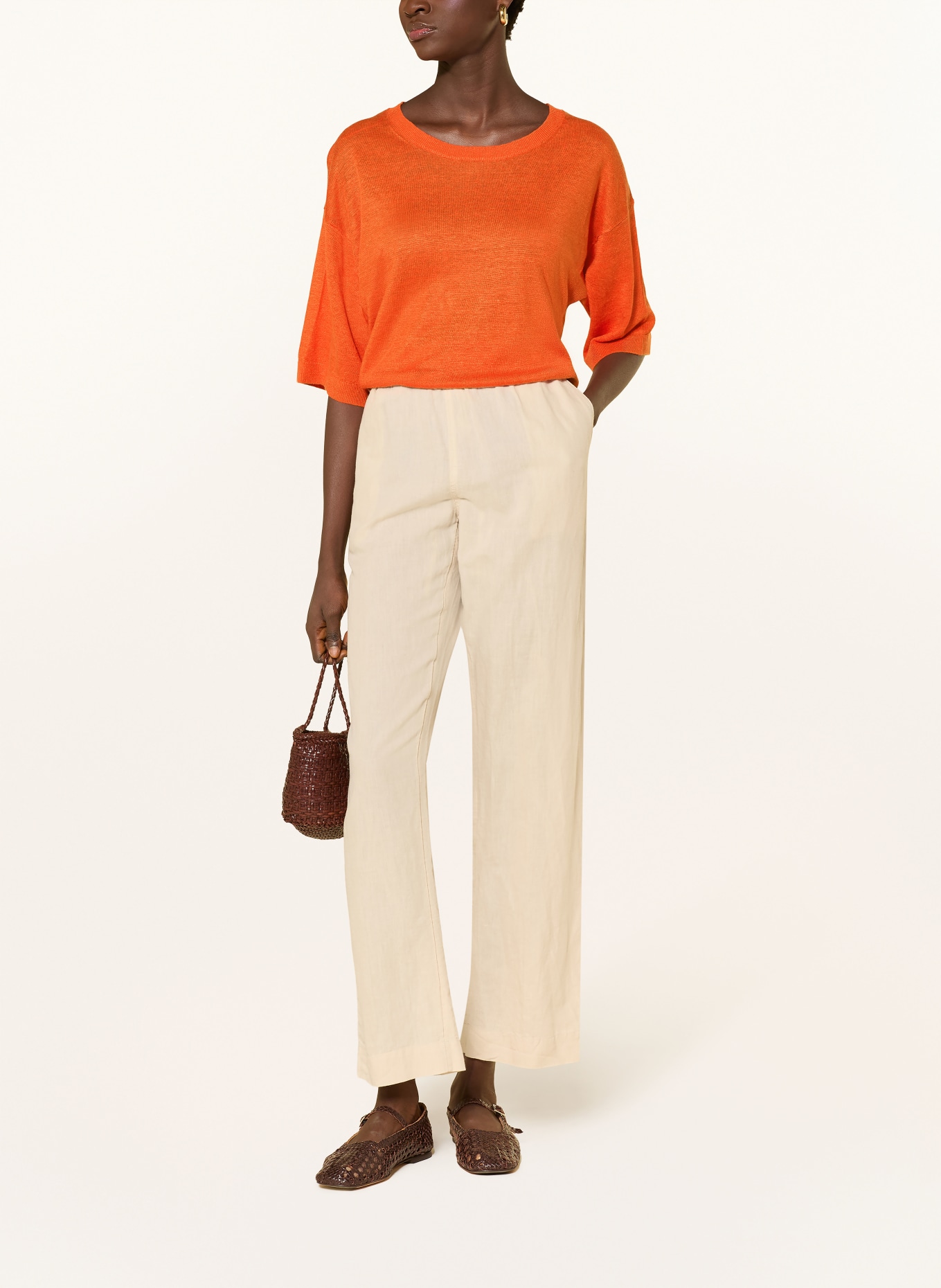 darling harbour Strickshirt: ORANGE