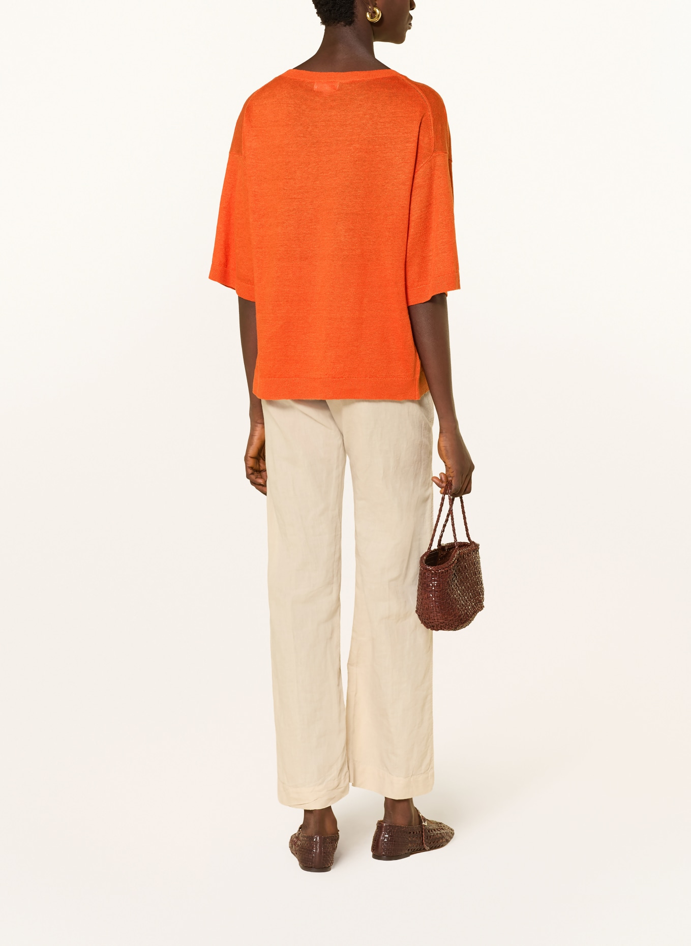 darling harbour Strickshirt: ORANGE