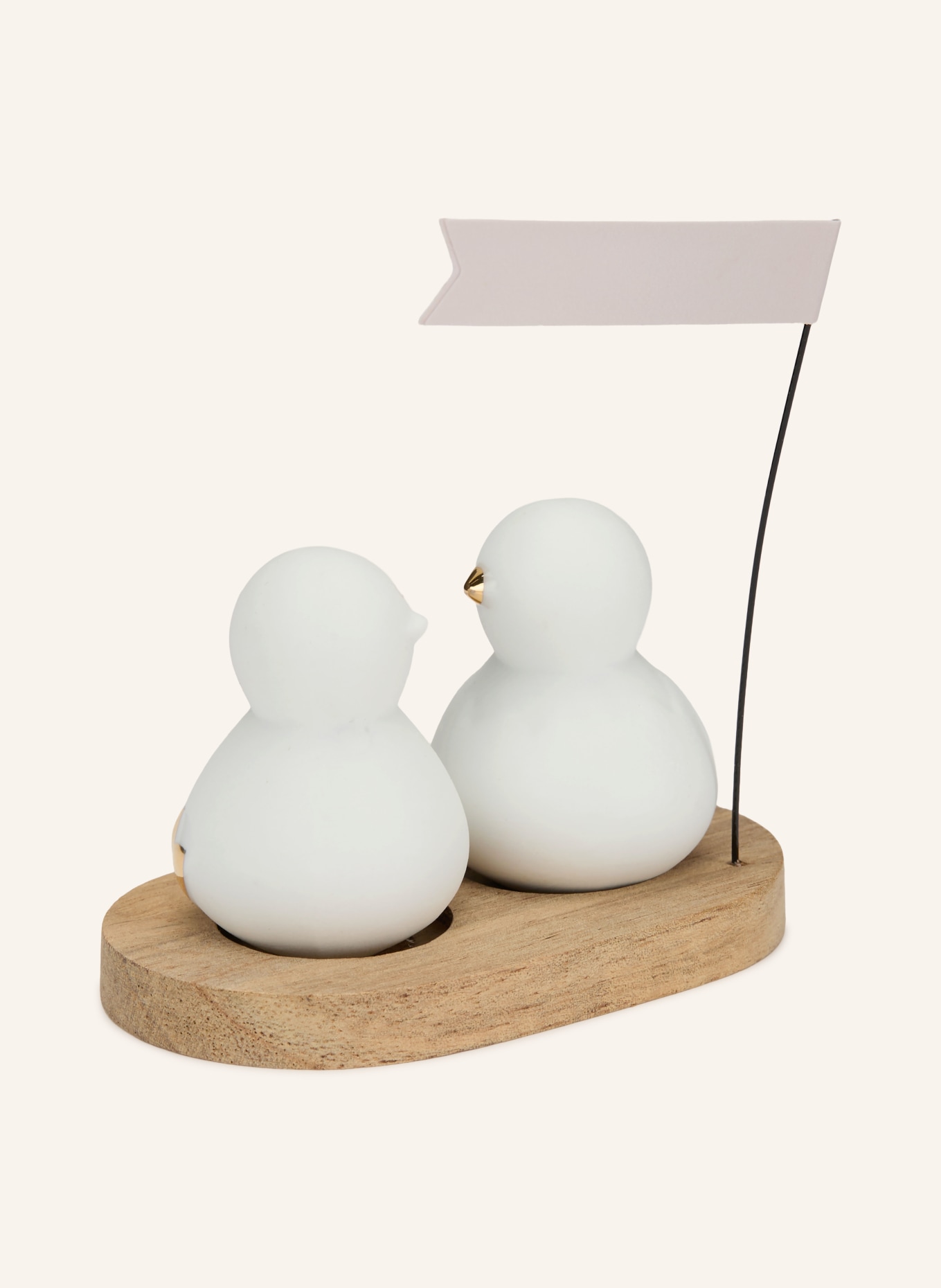 RÄDER Figurka dekoracyjna „WIOSENNE NASTROJE”: BIAŁY / BRĄZOWY