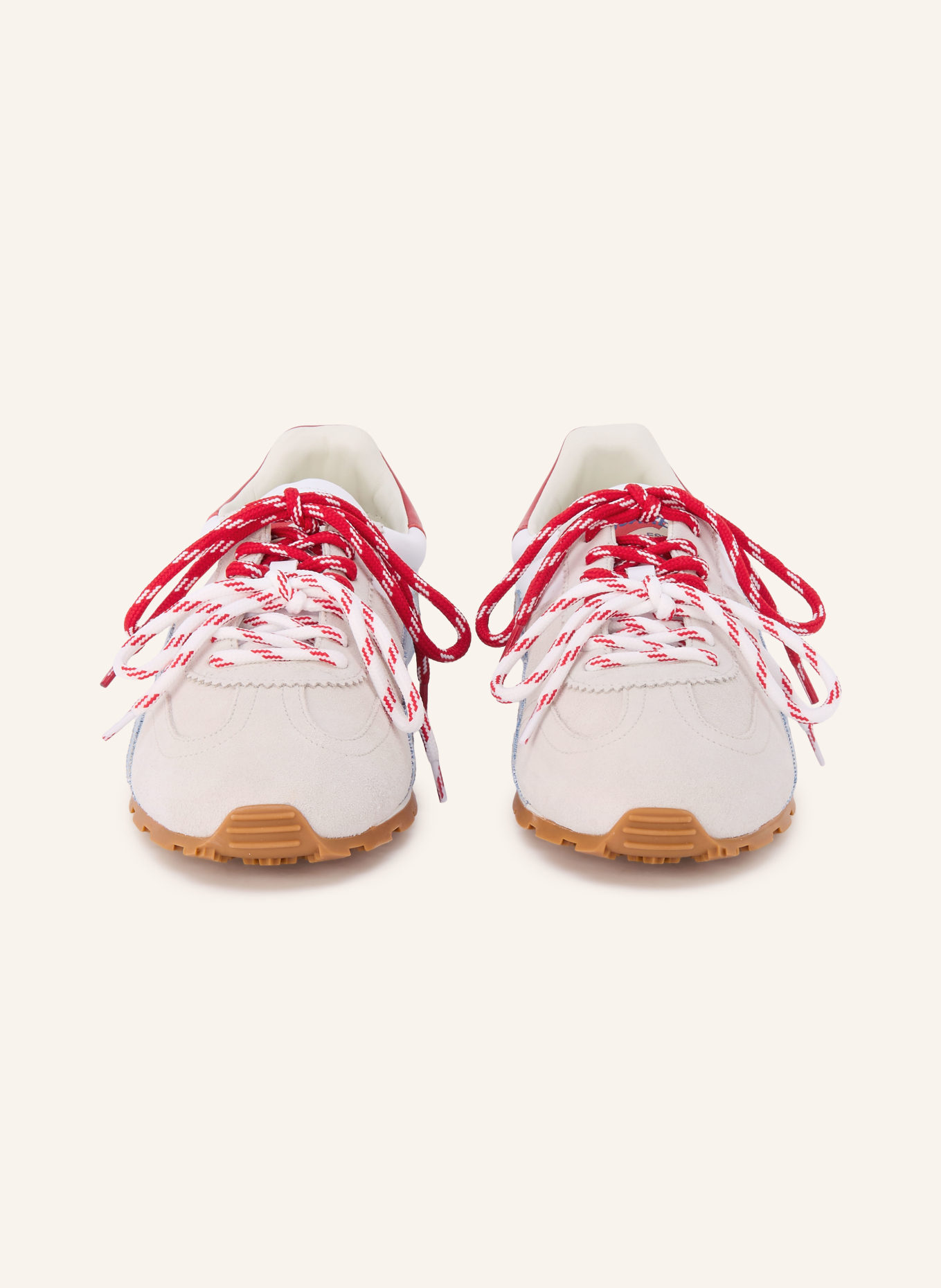 DSQUARED2 Sneaker: BEIGE / ROOD / LICHTBLAUW