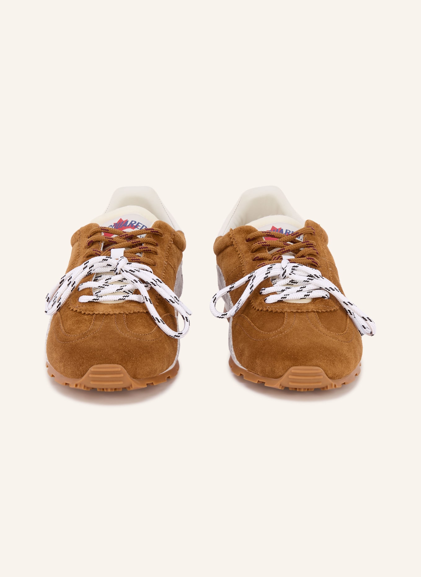 DSQUARED2 DC-642 Sneakers: BROWN / CREAM / BLUE GRAY