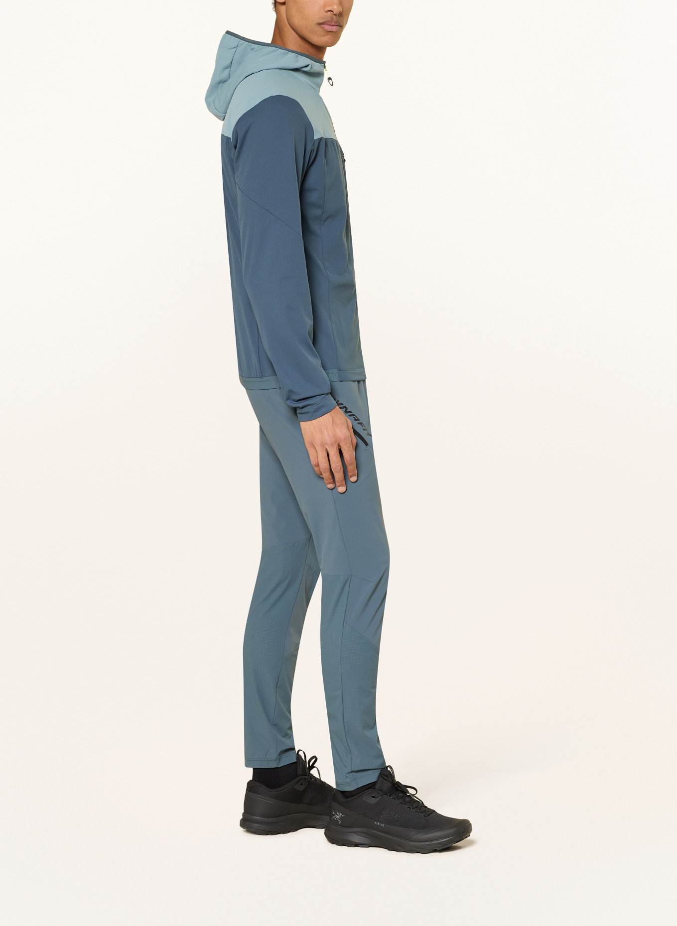 DYNAFIT Midlayer-Jacke TRAVERSE THERMAL: BLAU / HELLBLAU