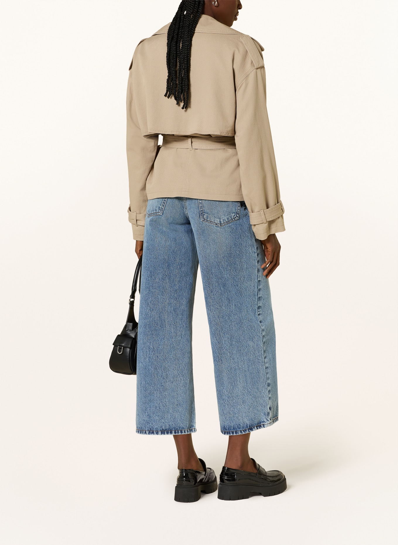 HUGO ACLUNDA trench coat: BEIGE