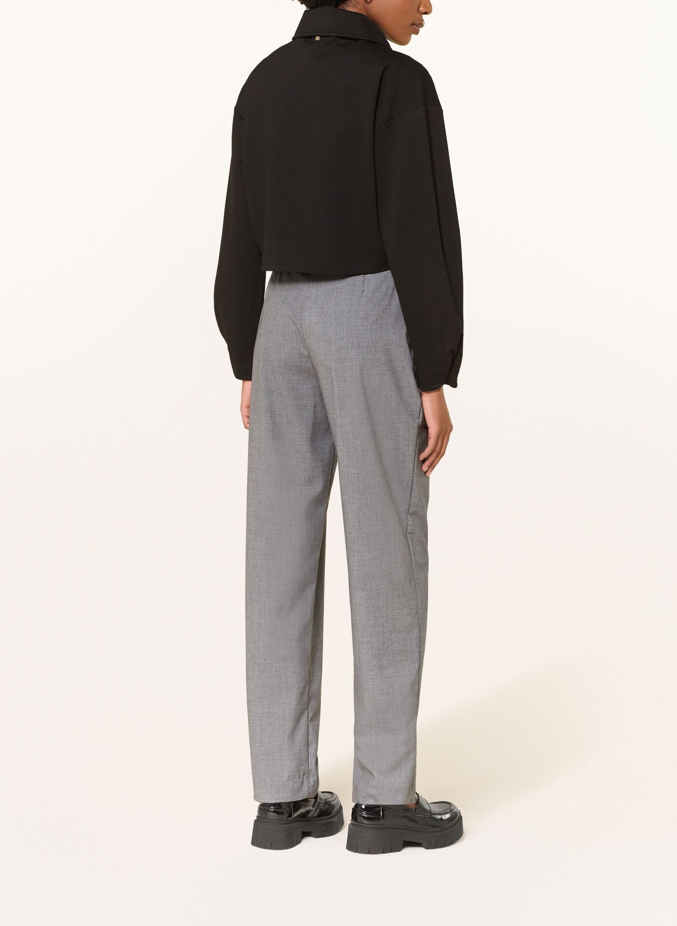 HUGO Jerseyjacke DOELLEN: SCHWARZ