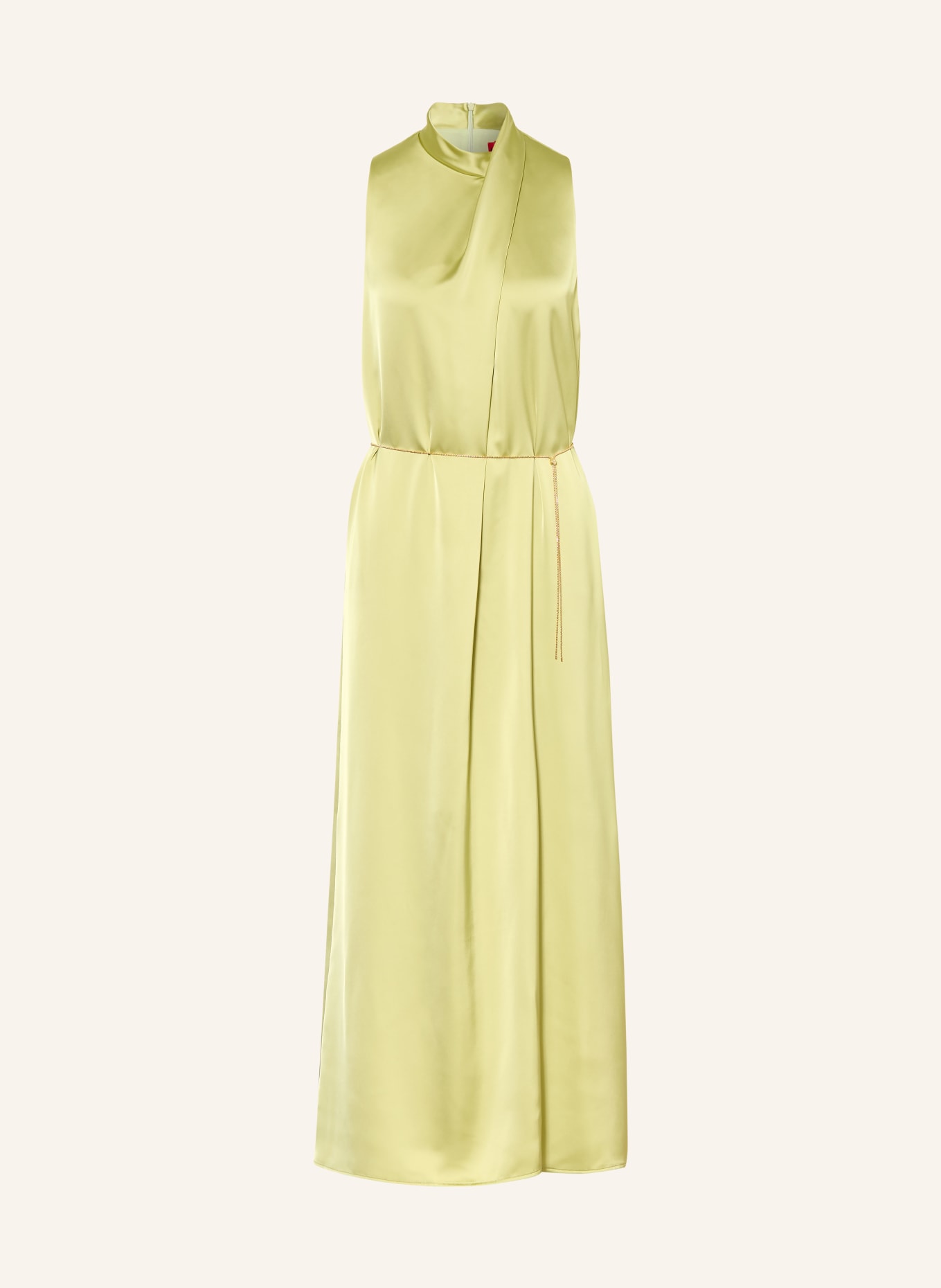 HUGO Satinkleid KEWINA: HELLGRÜN