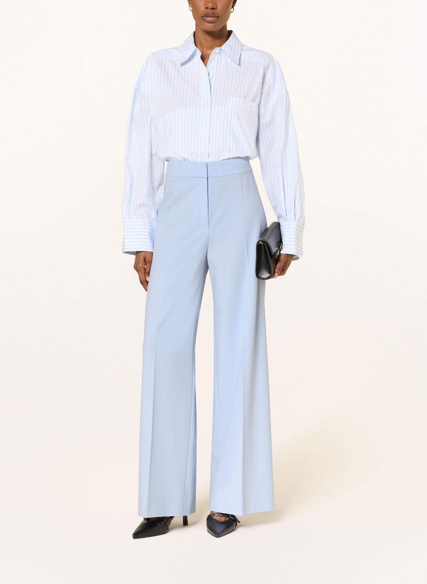 HUGO Marlene-broek HUZILI: LICHTBLAUW