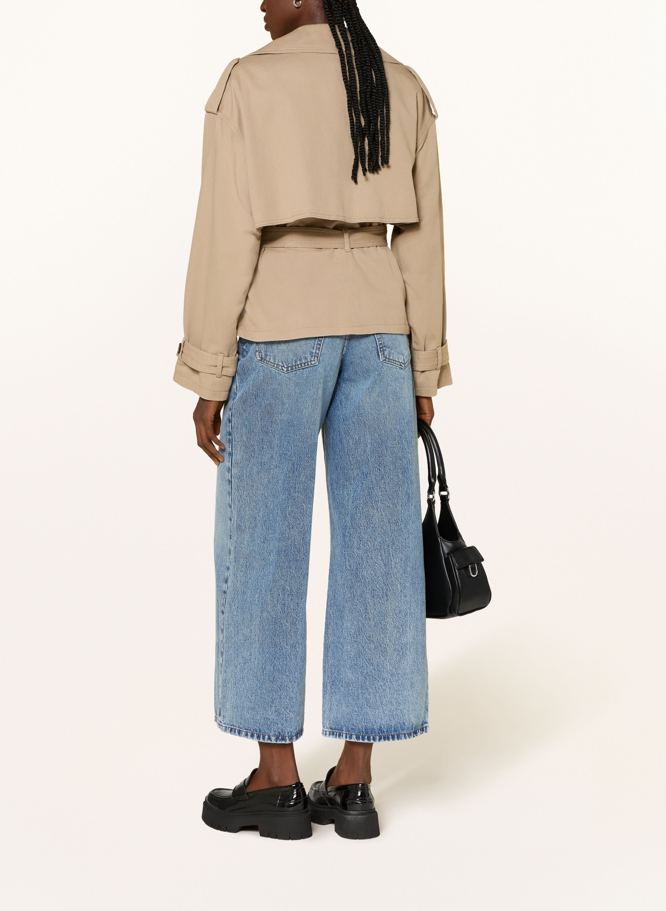 HUGO Džíny s širokými nohavicemi GEREDITH: 435 BRIGHT BLUE