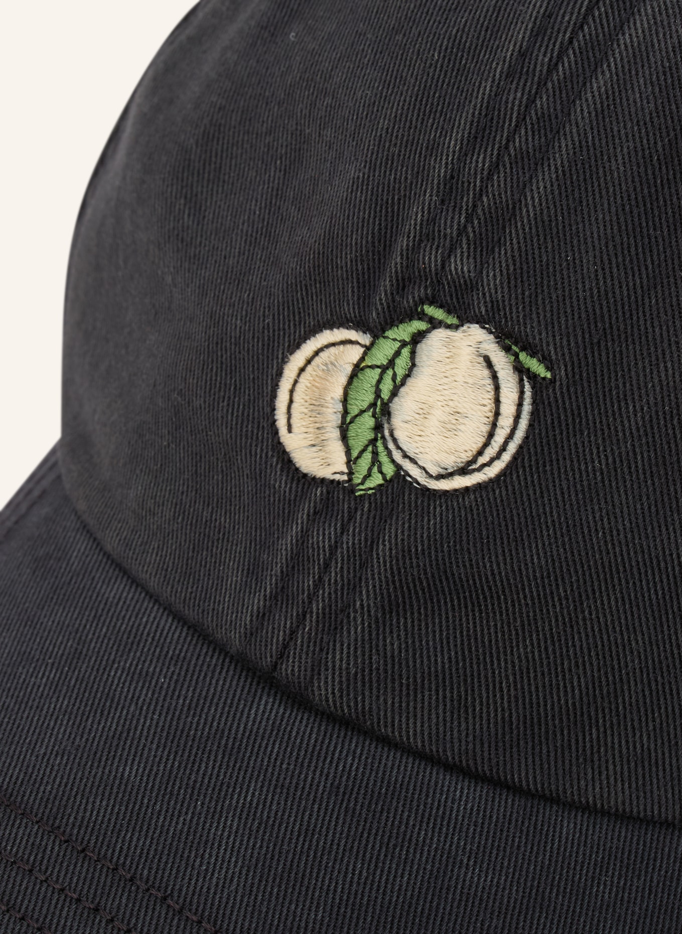 HUGO Cap ALLY: ZWART / GEEL