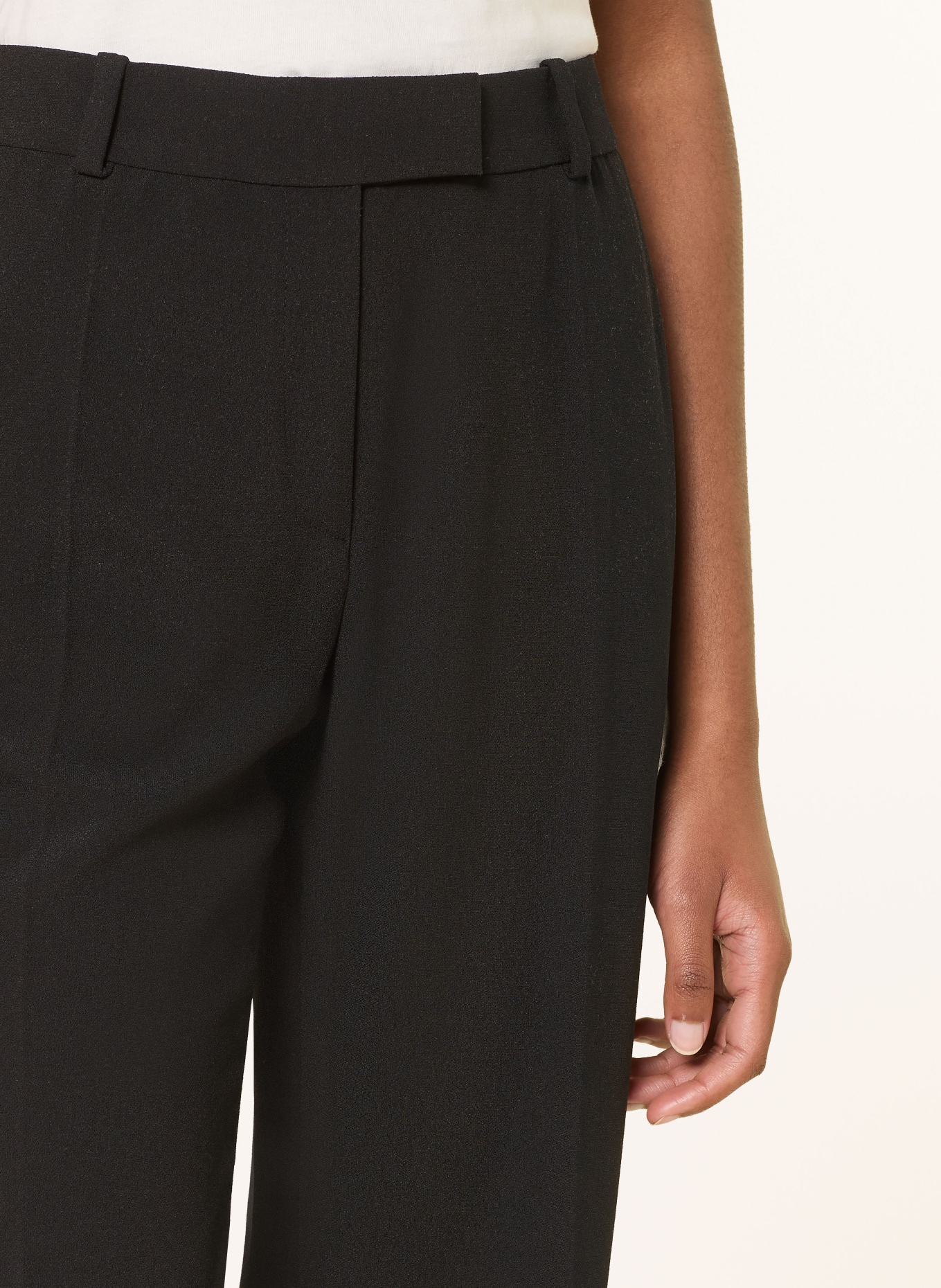 HUGO Marlenehose HILANDO: SCHWARZ