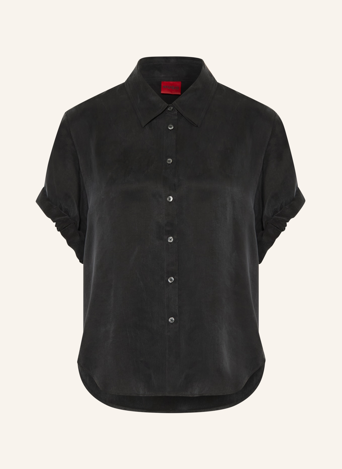 HUGO Overhemdblouse ENCHANTED: ZWART