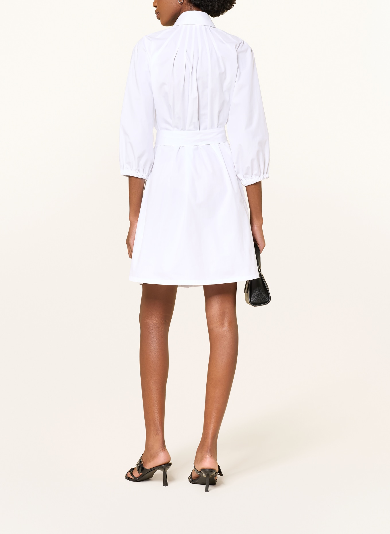 HUGO Sukienka koszulowa KILONI z rękawami 3/4: BIAŁY