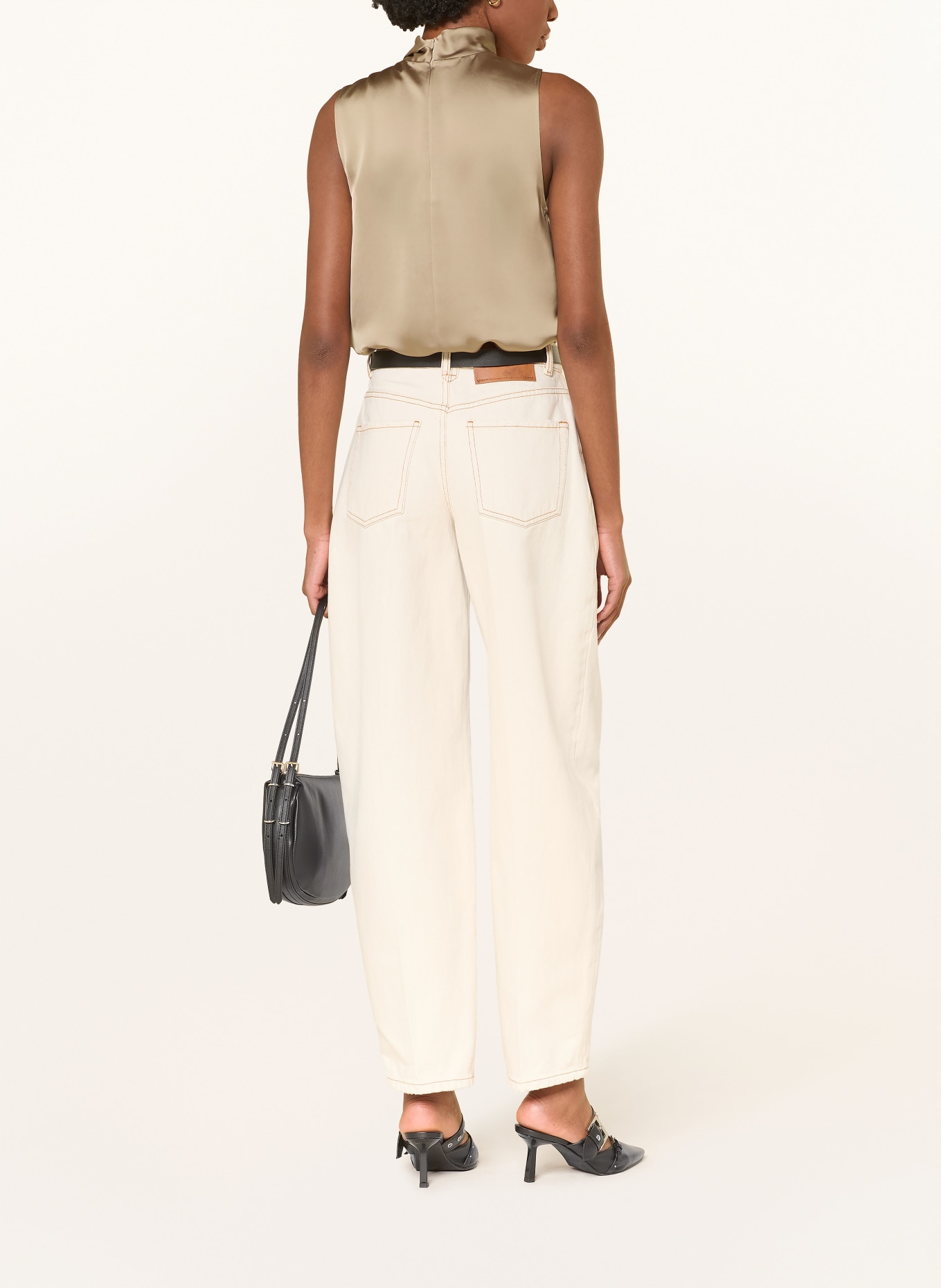 HUGO Blusentop CHELINA: BEIGE