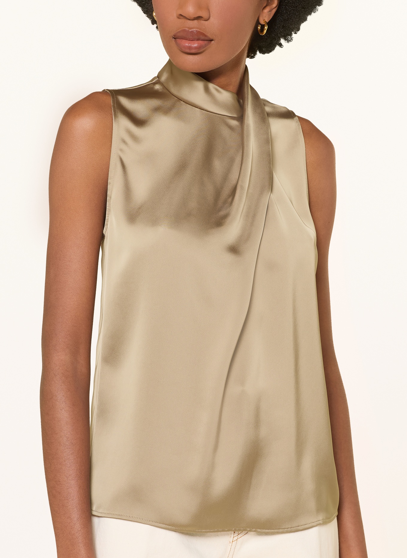 HUGO Blusentop CHELINA: BEIGE