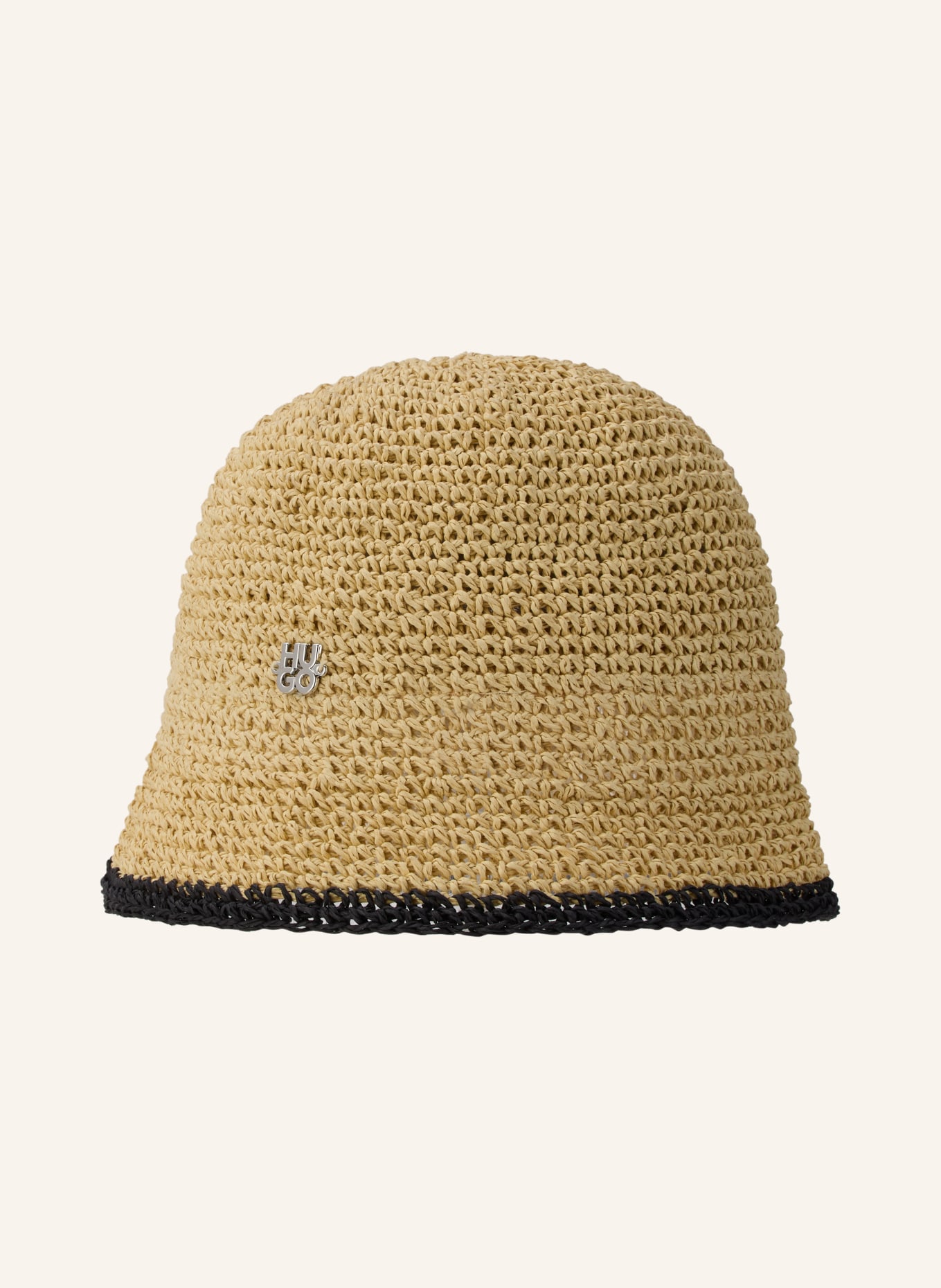 HUGO Buckethoed CALANTHA: LICHTBRUIN / ZWART