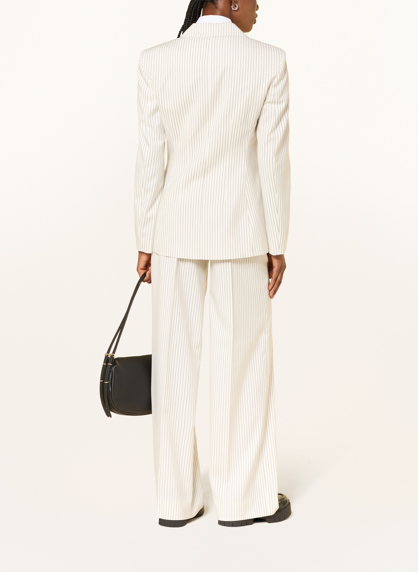 HUGO Blazer ASMALLA: WIT / ZWART