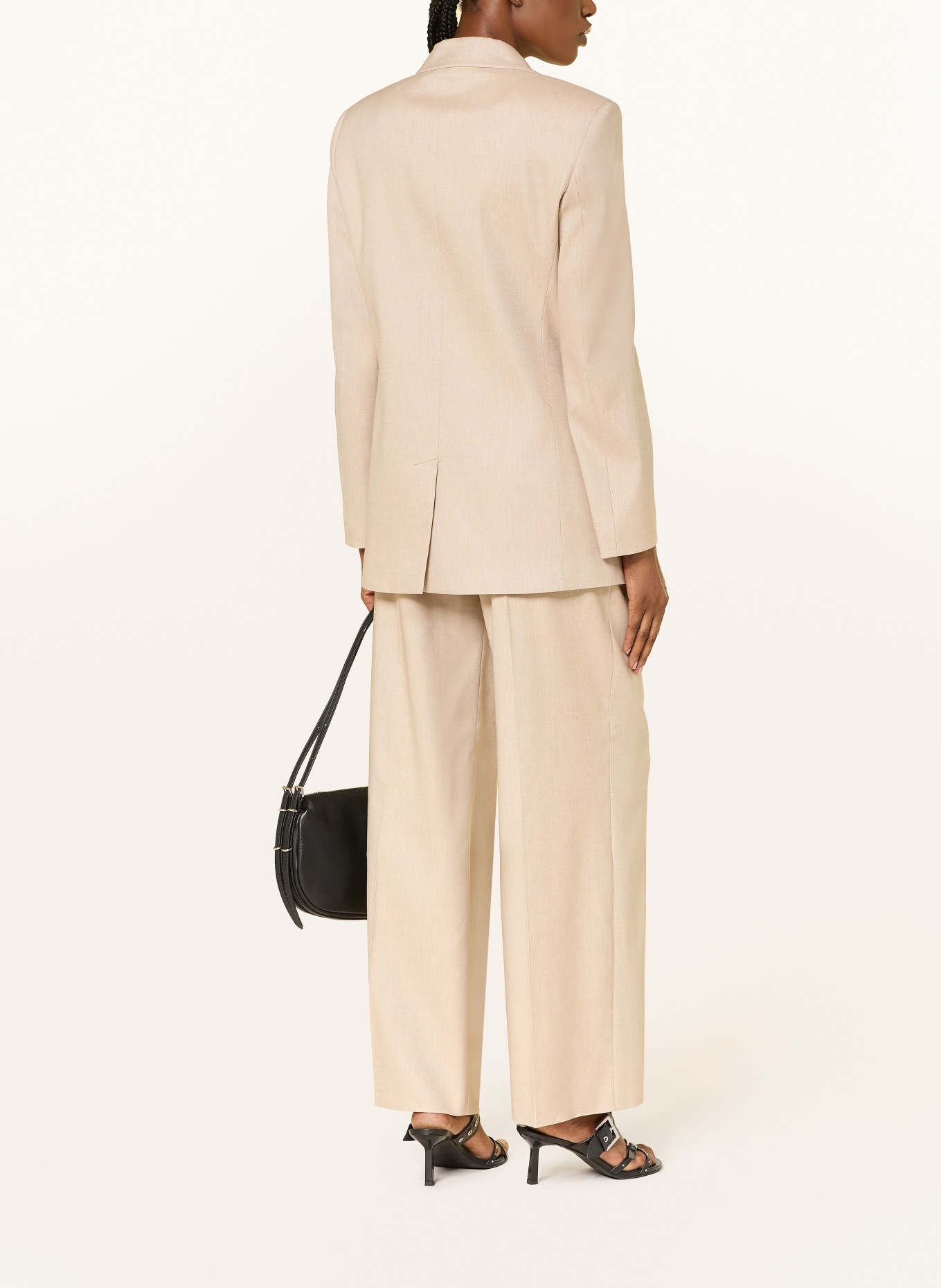 HUGO Marlenehose HALATI: HELLBRAUN