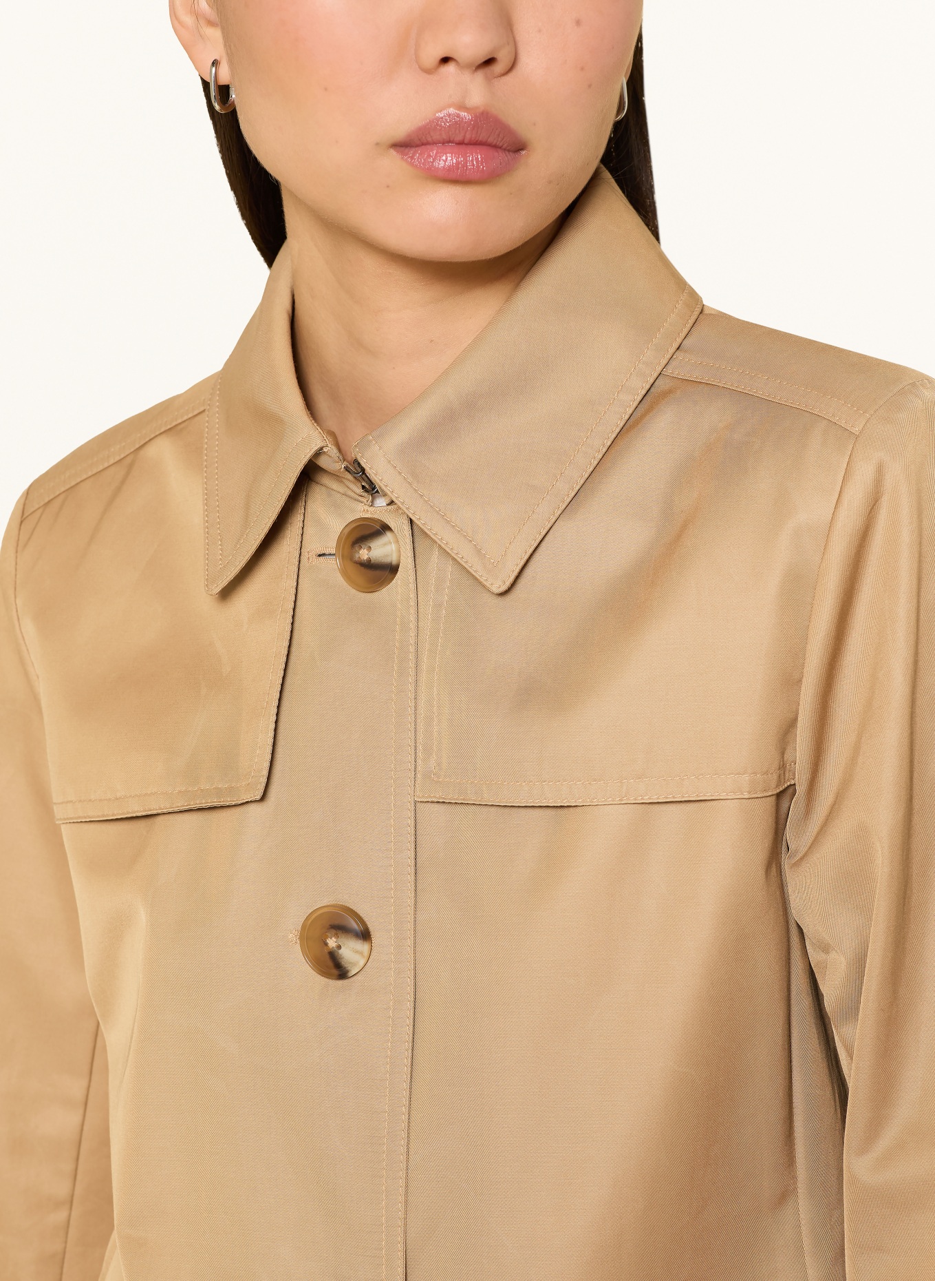 FUCHS SCHMITT trench coat: CAMEL