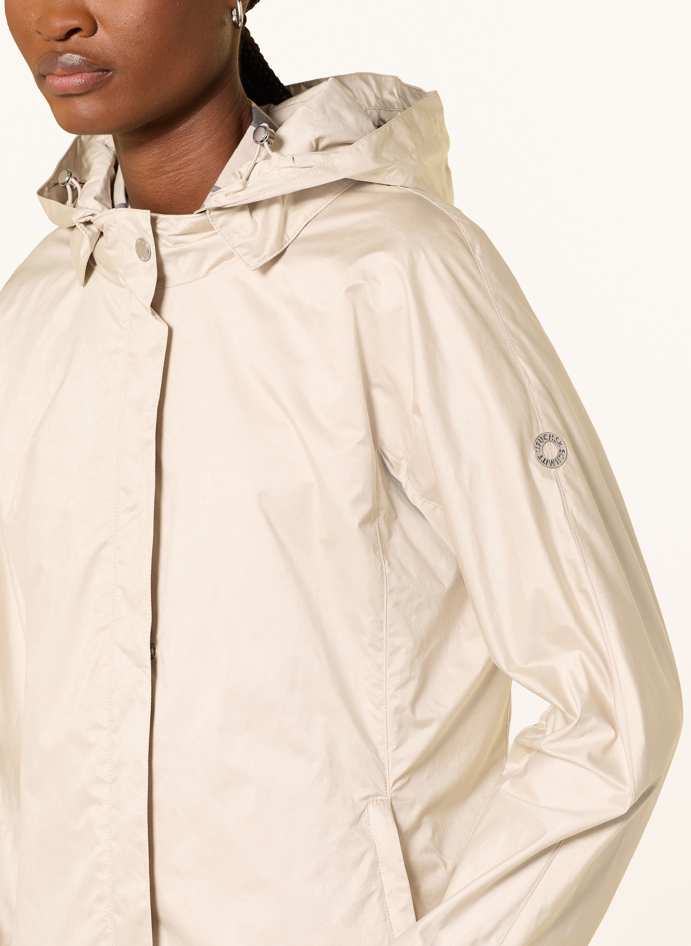 FUCHS SCHMITT Veste de pluie LUGANO: ÉCRU