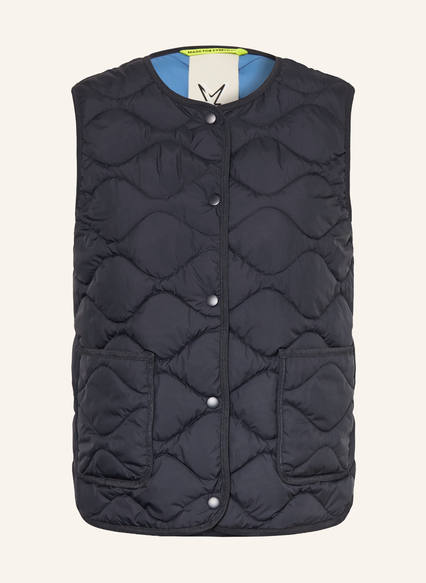 FUCHS SCHMITT gilet matelassé: BLEU FONCÉ