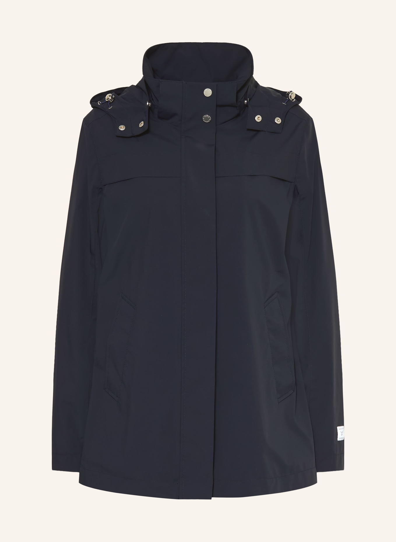 FUCHS SCHMITT imperméable: BLEU FONCÉ