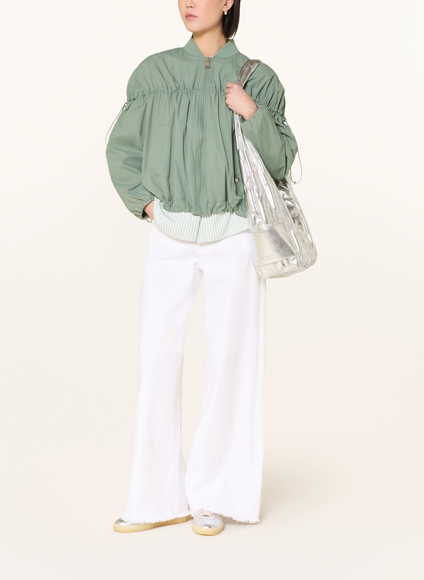 FUCHS SCHMITT Blouson MYKONOS mit Schmuckstein: GRÜN