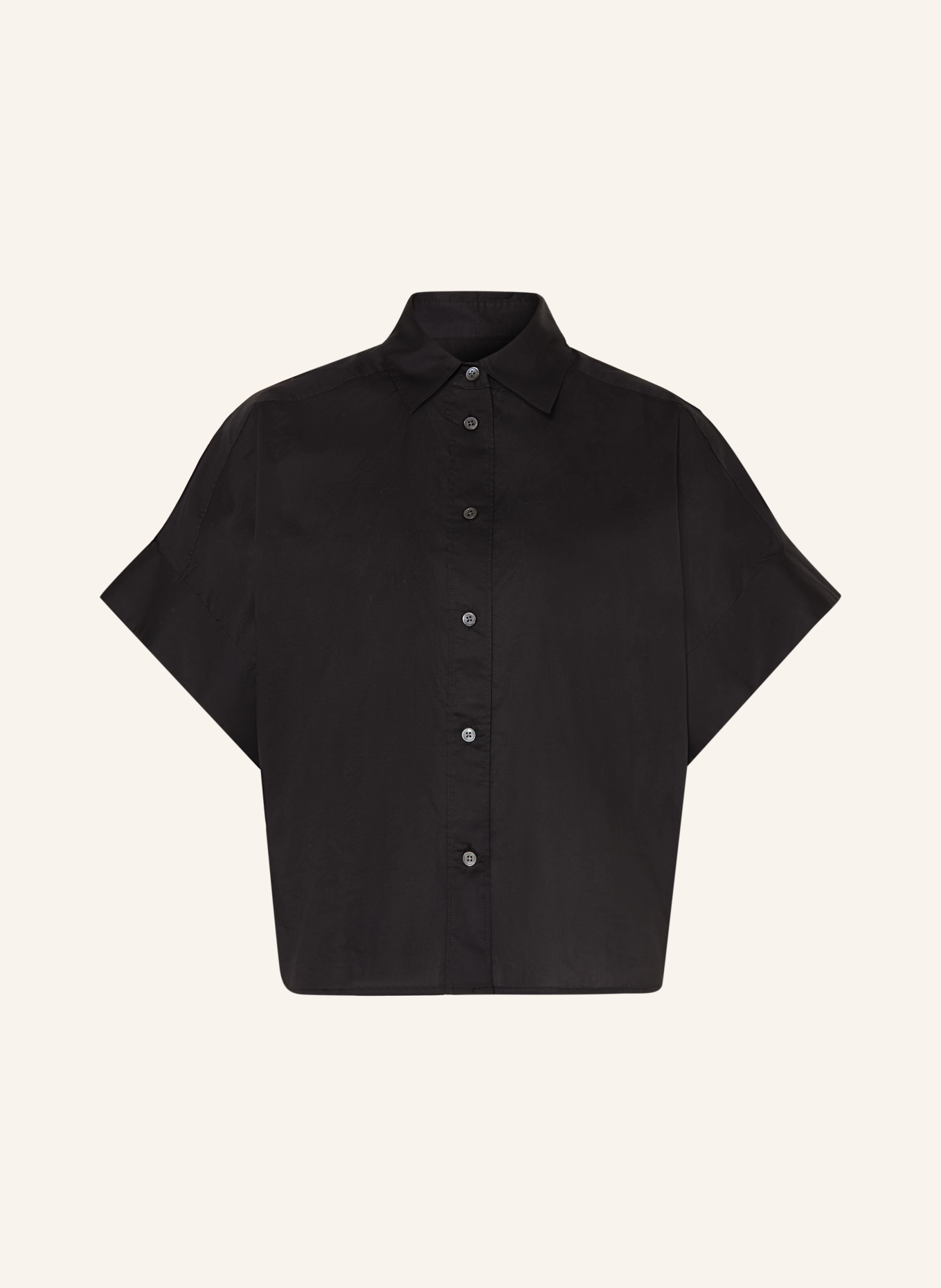 CLOSED overhemdblouse: ZWART