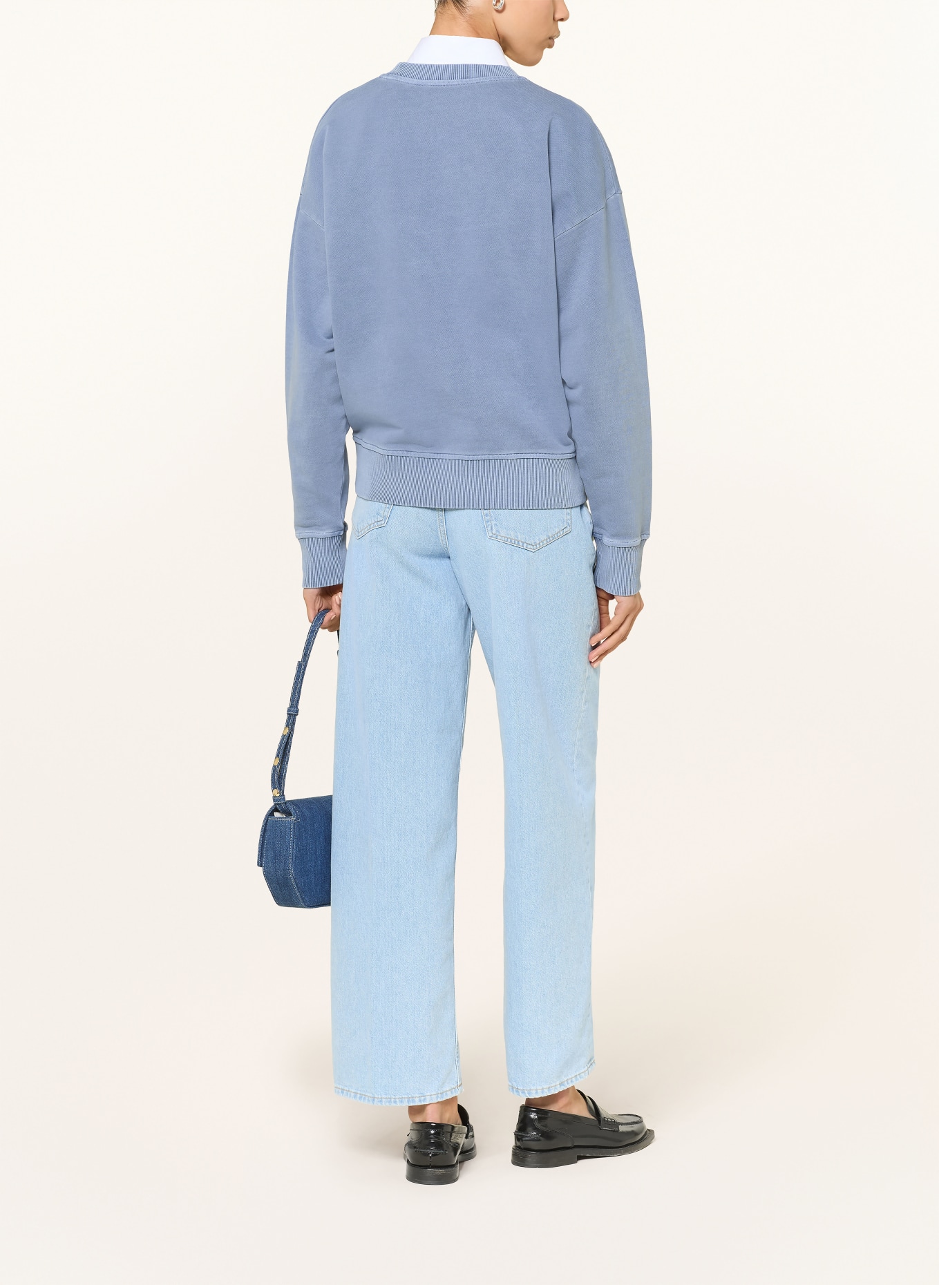 CLOSED sweatshirt: BLAUW